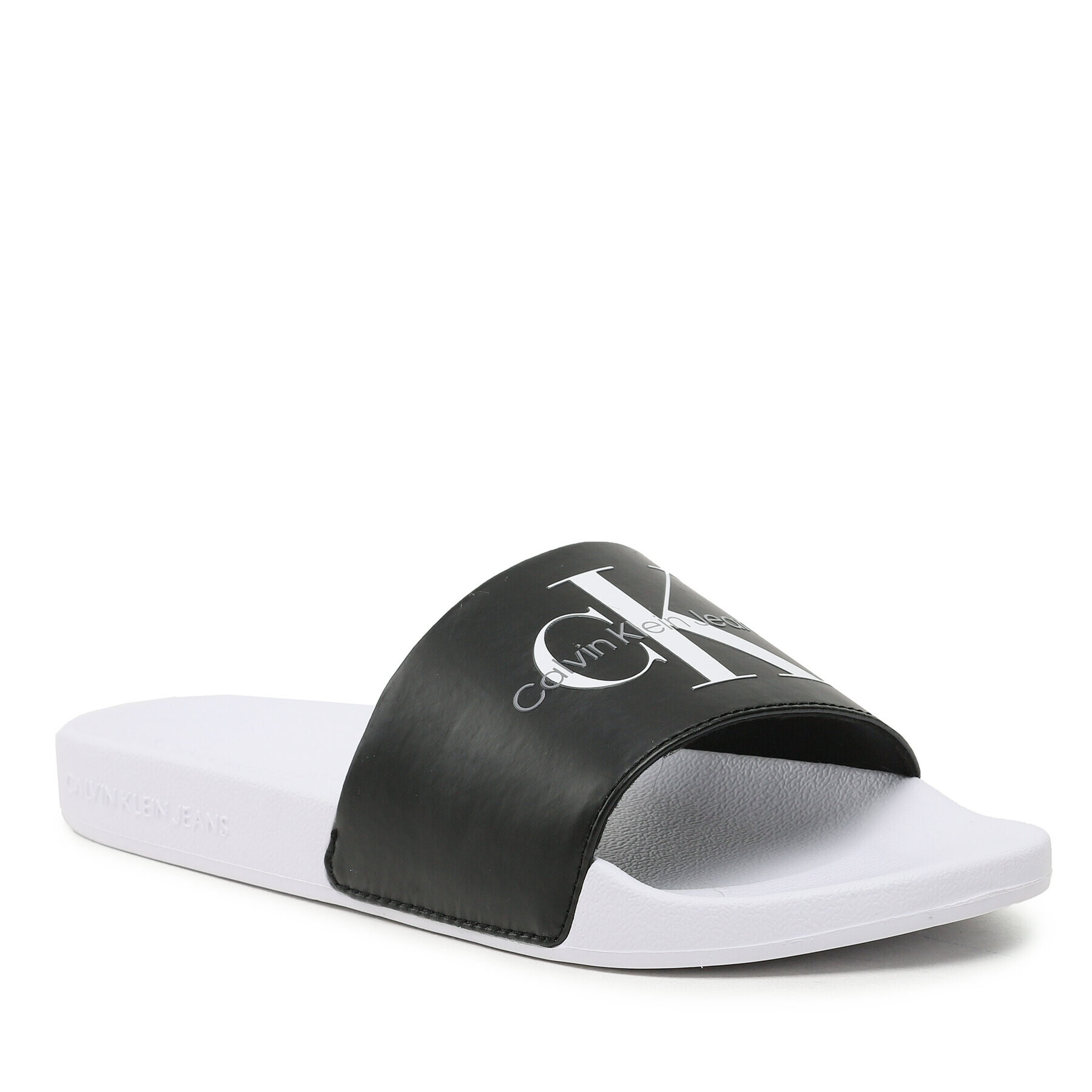 Calvin Klein Jeans Papucs Slide Ny Pearl YW0YW01243 Fekete - Pepit.hu