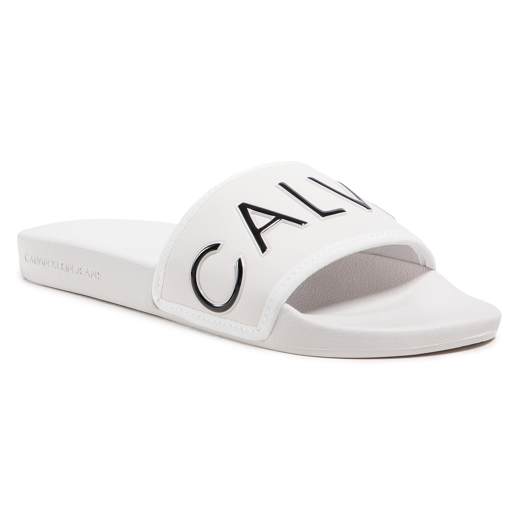 Calvin Klein Jeans Papucs Slide Padded Ck Pes-Pu YW0YW00131 Bézs - Pepit.hu