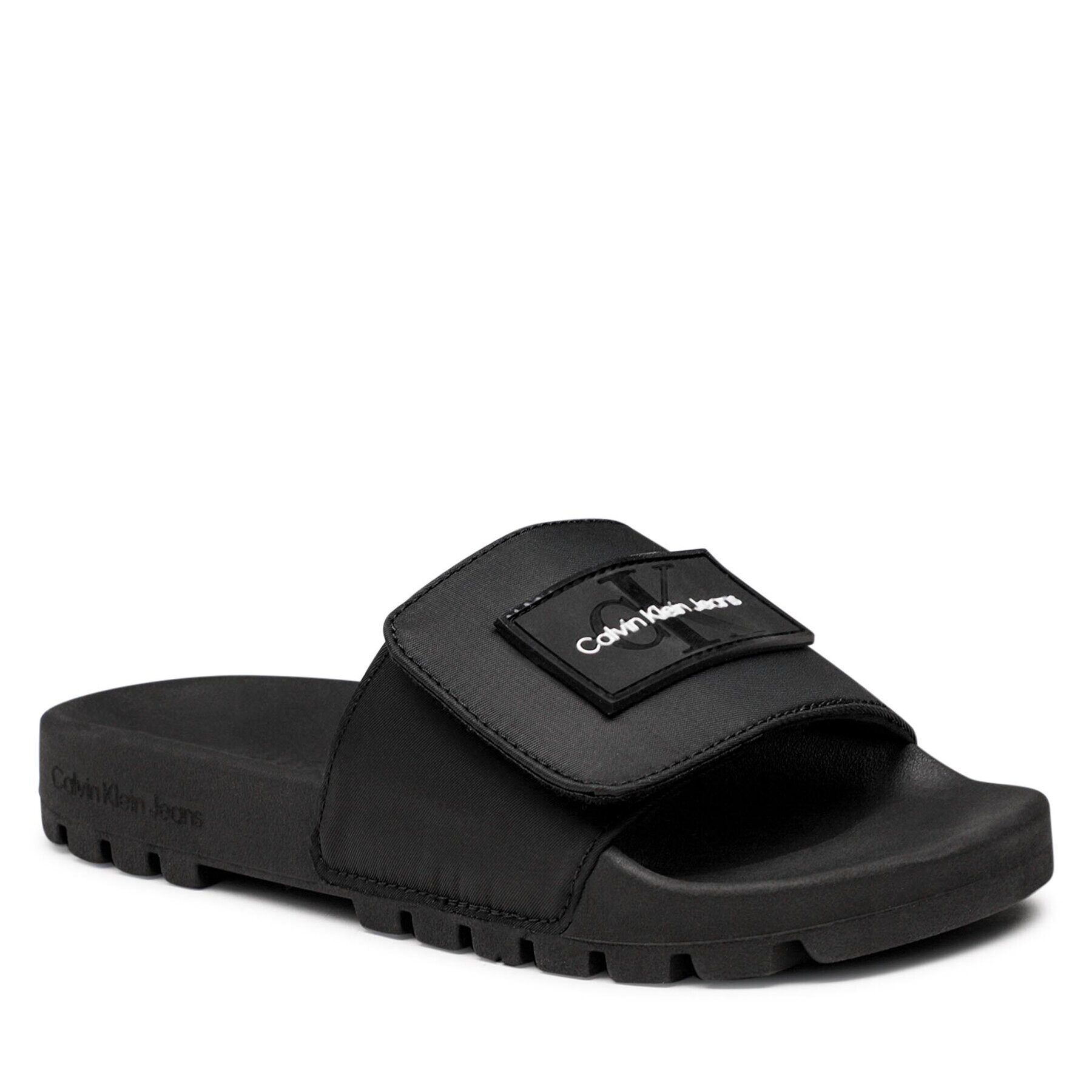 Calvin Klein Jeans Papucs Truck Slide Velcro W YW0YW01024 Fekete - Pepit.hu