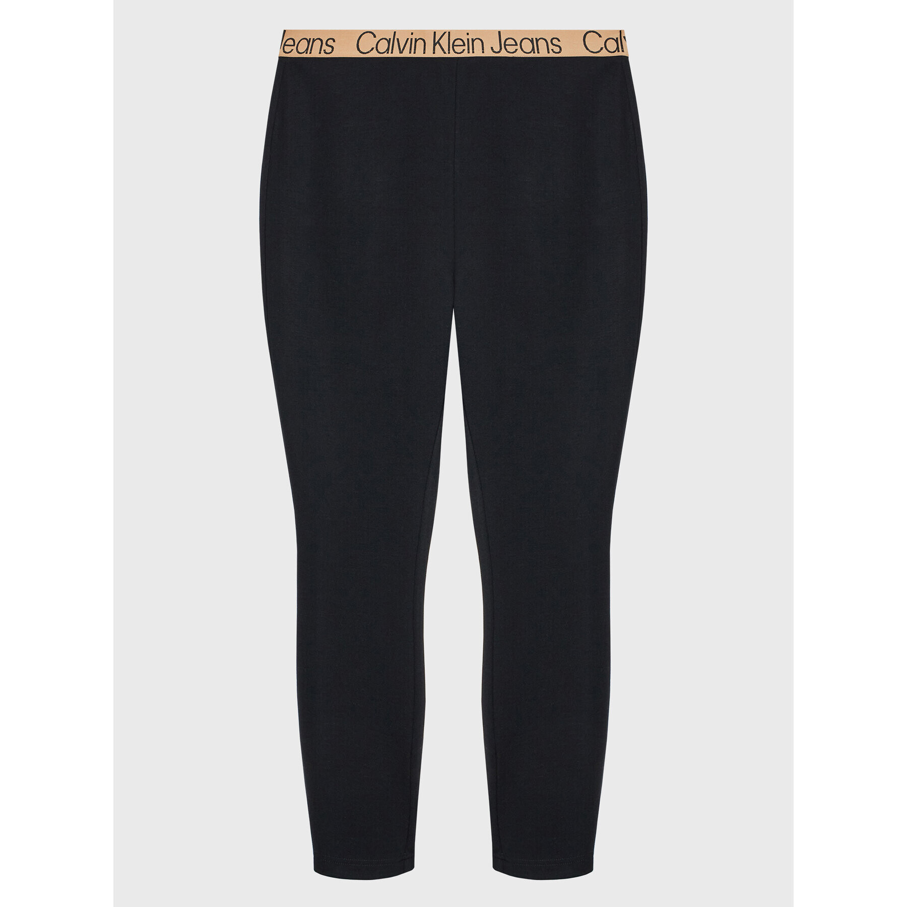 Calvin Klein Jeans Plus Leggings J20J220153 Fekete Slim Fit - Pepit.hu