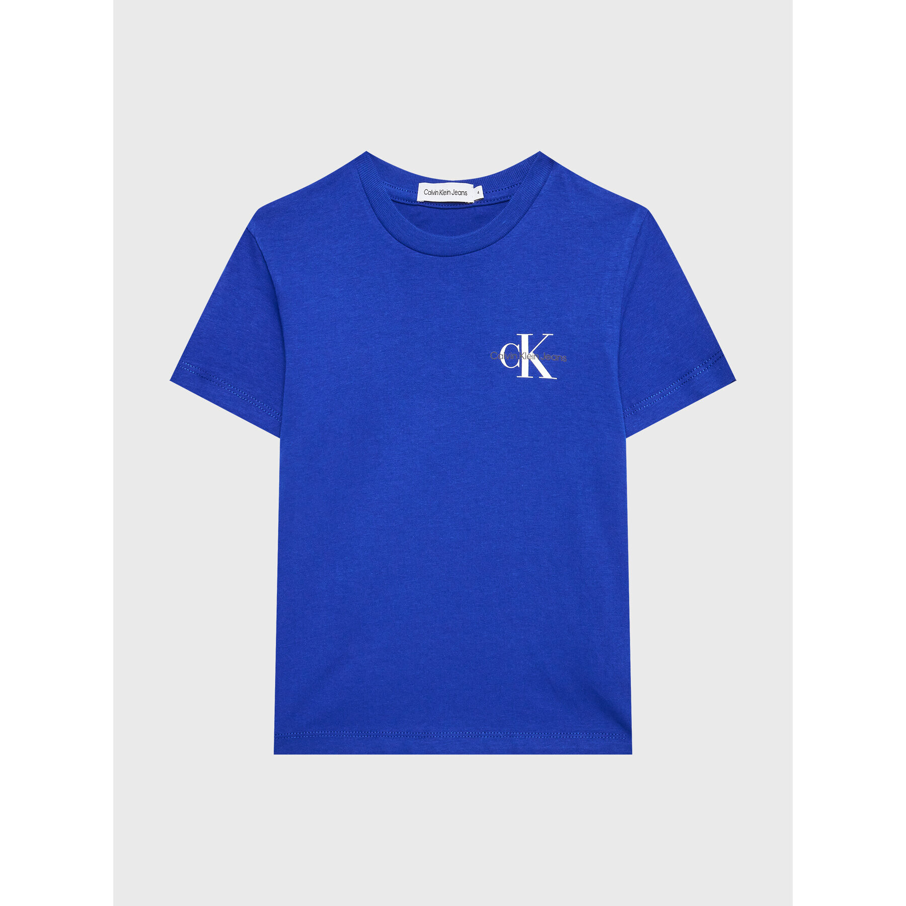 Calvin Klein Jeans Póló Chest Monogram IB0IB01231 Sötétkék Regular Fit - Pepit.hu