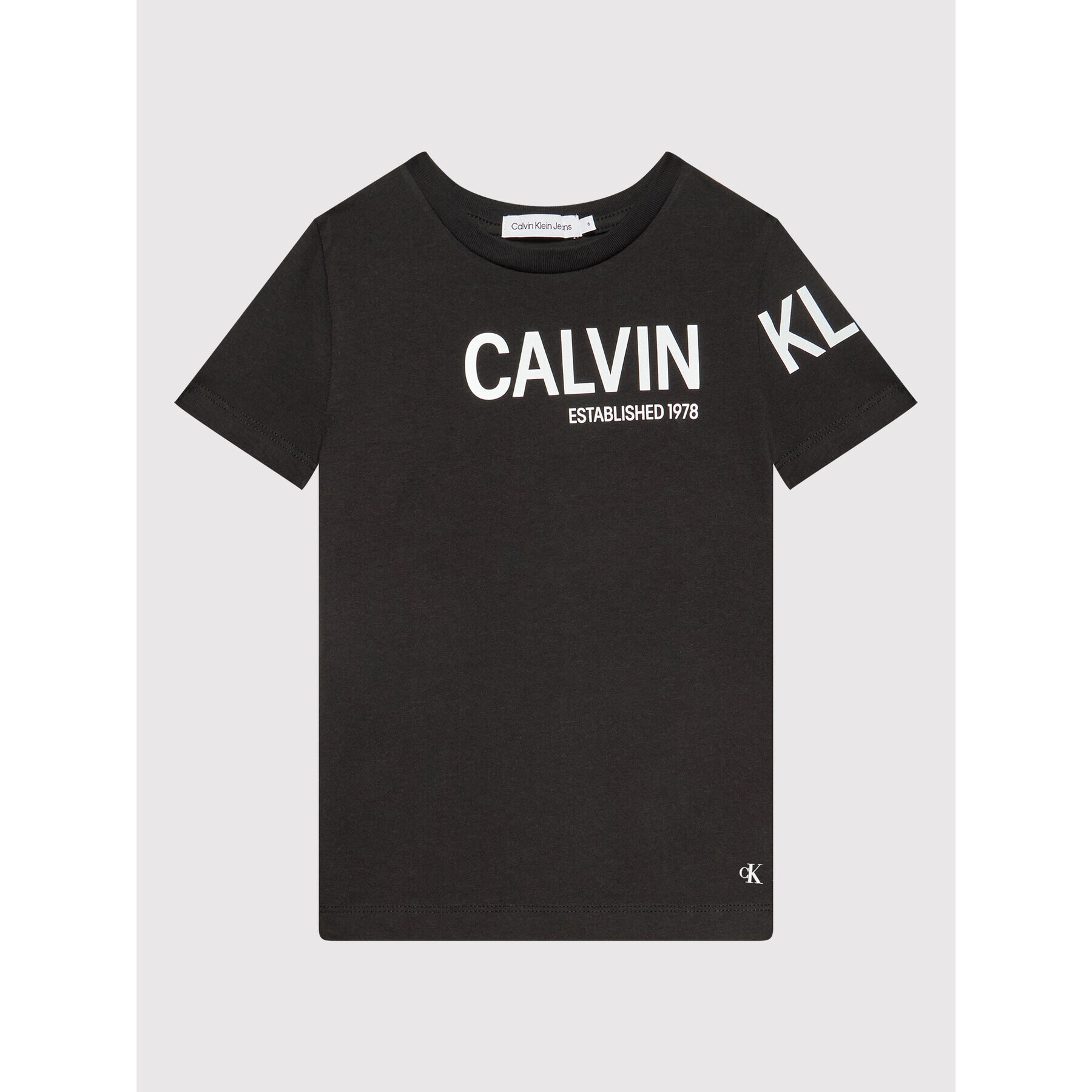 Calvin Klein Jeans Póló Hero Logo IB0IB01107 Fekete Slim Fit - Pepit.hu