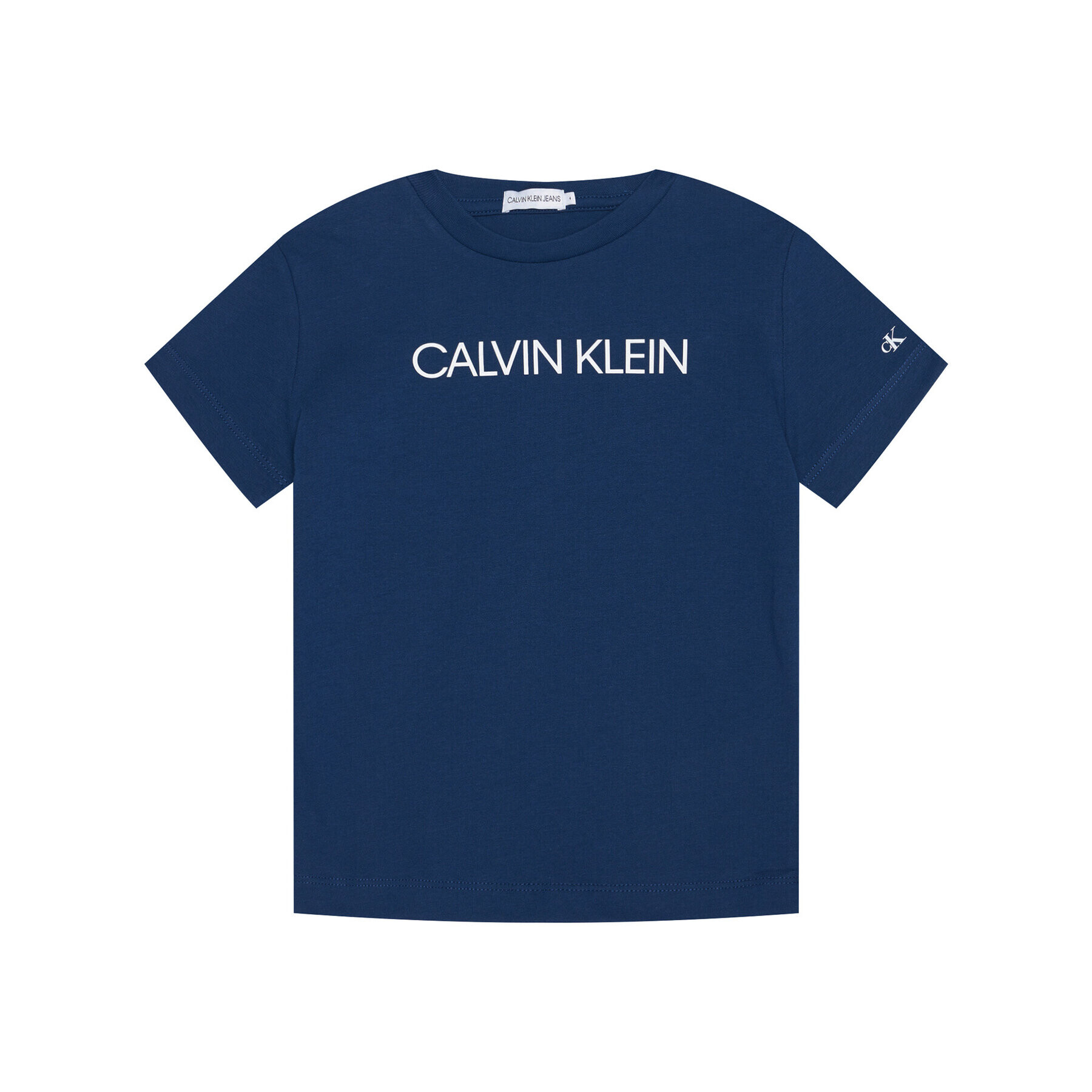 Calvin Klein Jeans Póló Institutional IB0IB00347 Kék Regular Fit - Pepit.hu