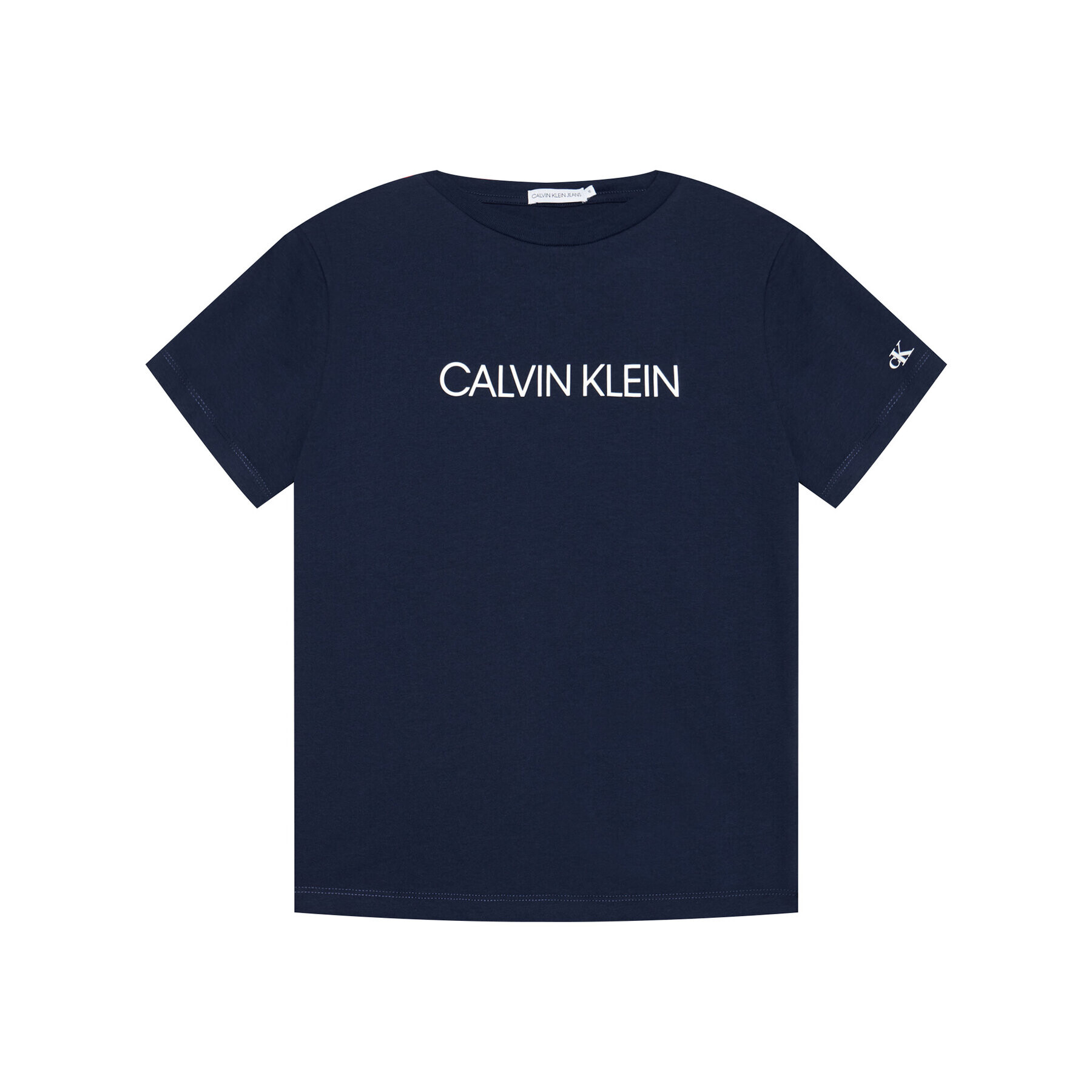 Calvin Klein Jeans Póló Institutional IB0IB00347 Sötétkék Regular Fit - Pepit.hu