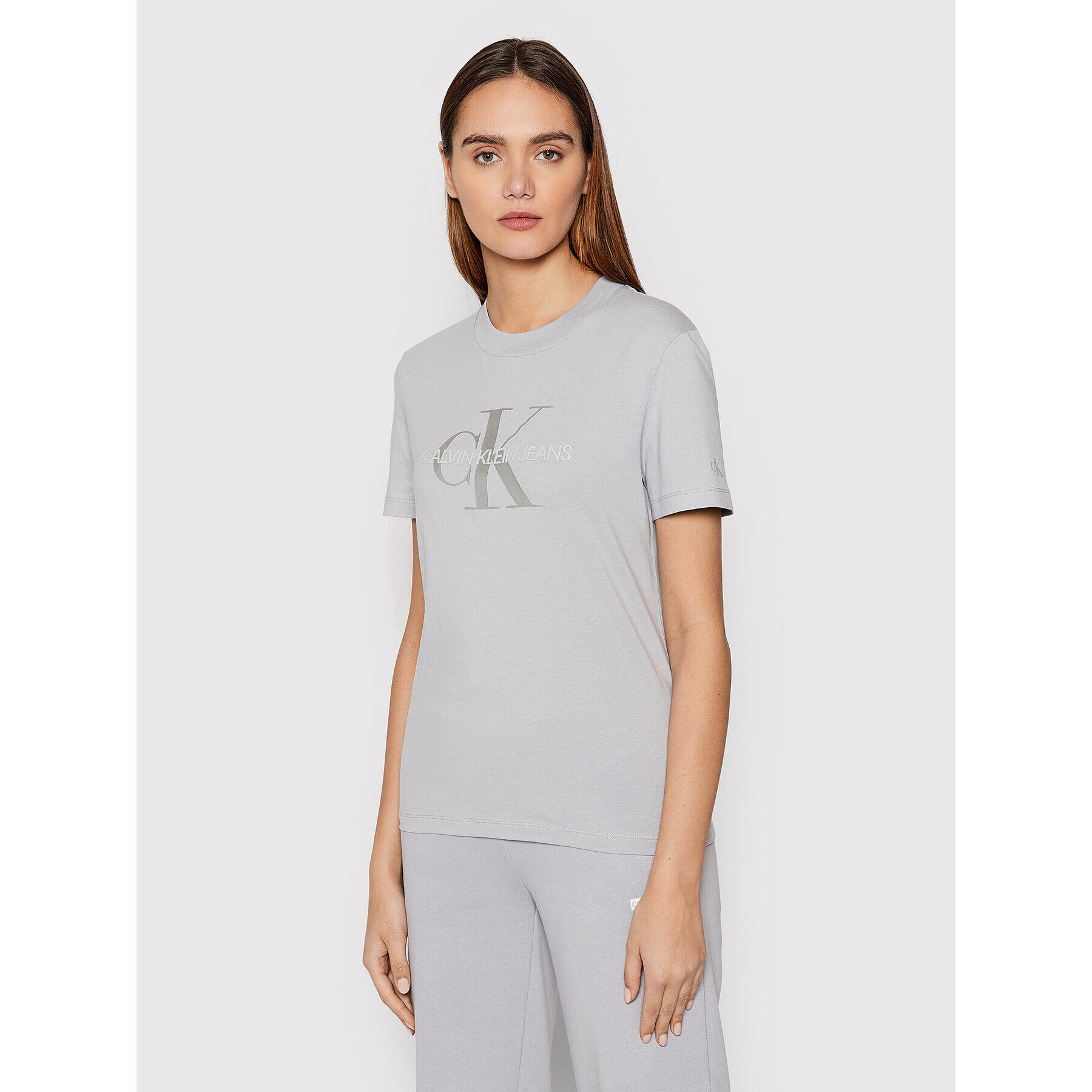 Calvin Klein Jeans Póló J20J216808 Szürke Regular Fit - Pepit.hu