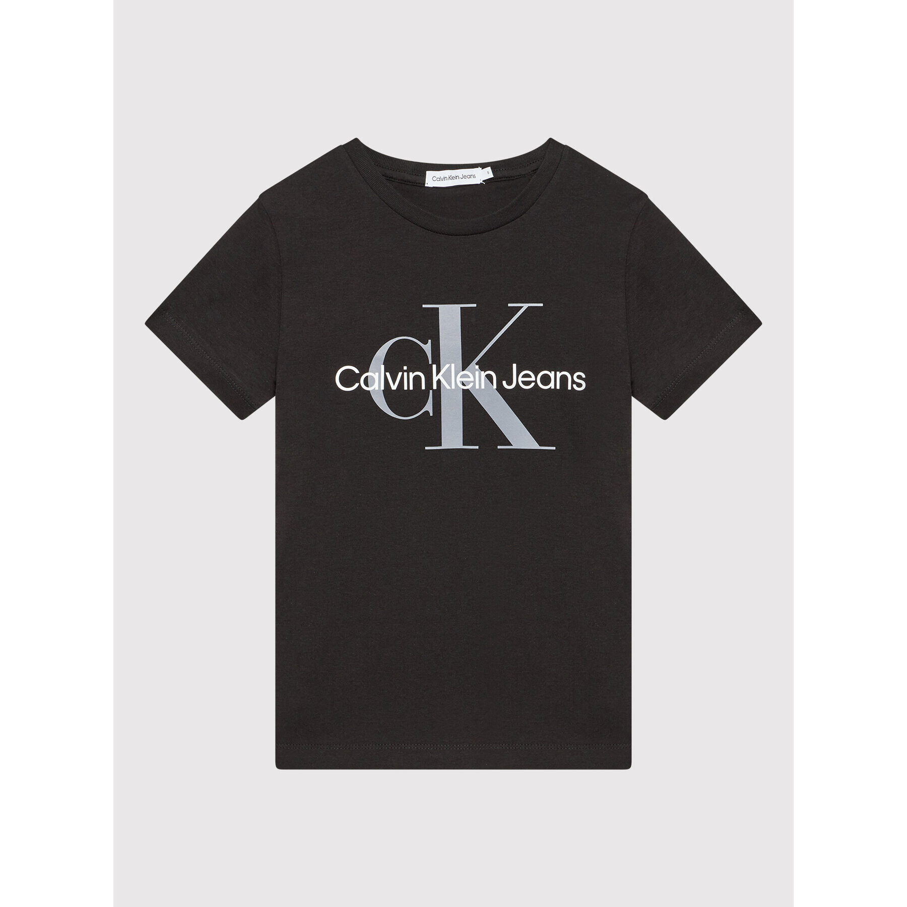 Calvin Klein Jeans Póló Unisex Monogram Logo IU0IU00267 Fekete Regular Fit - Pepit.hu