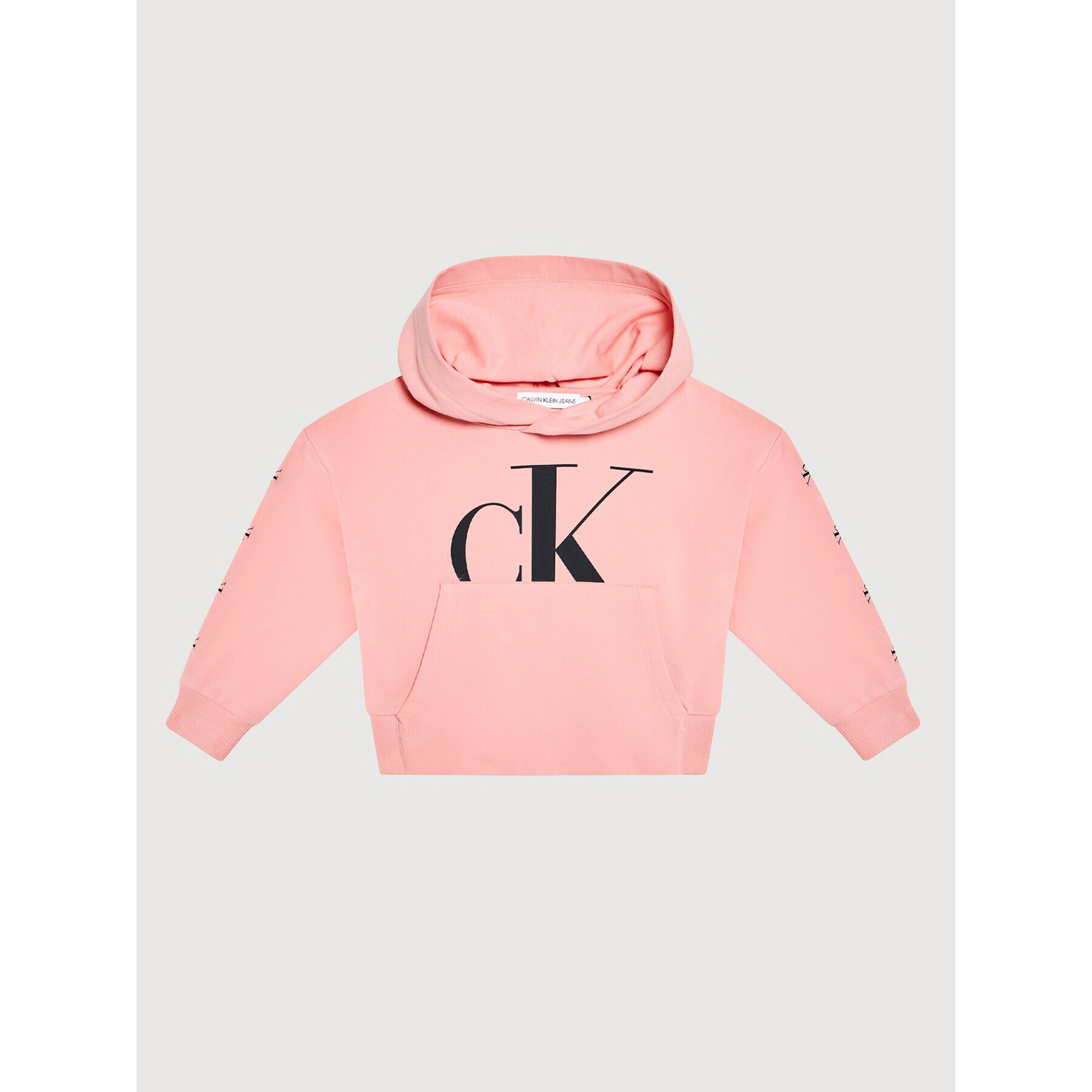 Calvin Klein Jeans Pulóver Mini Monogram IG0IG01007 Rózsaszín Regular Fit - Pepit.hu