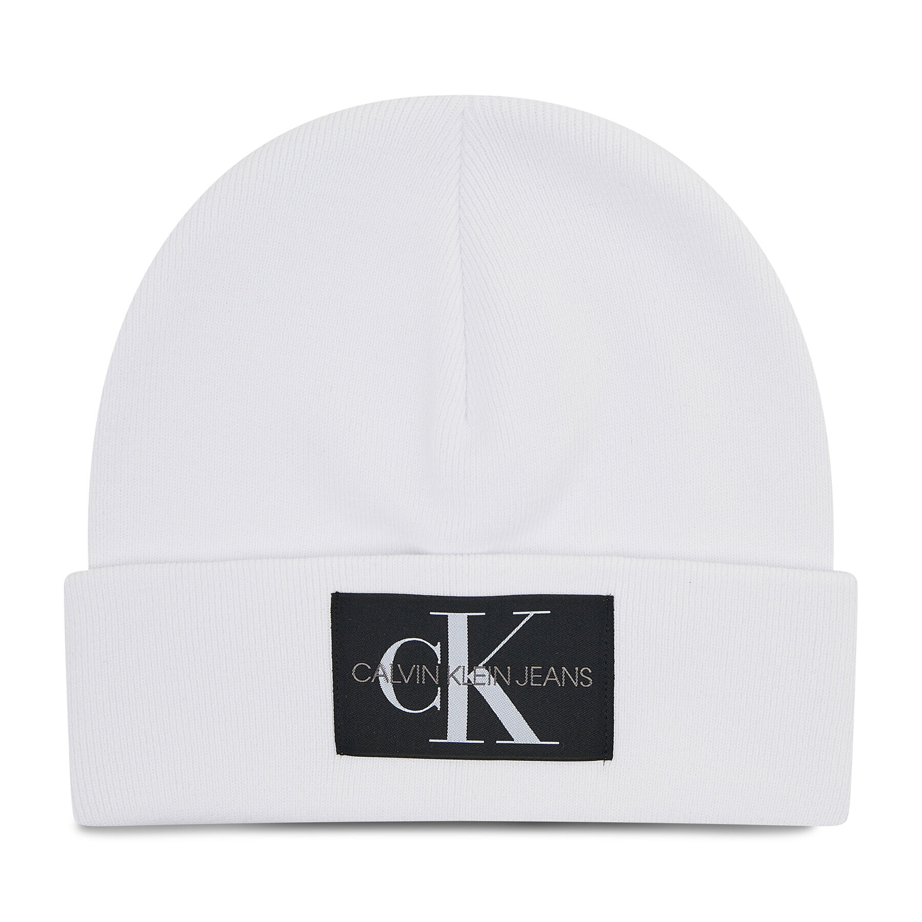 Calvin Klein Jeans Sapka Beanie Monogram K50K507052 Fehér - Pepit.hu