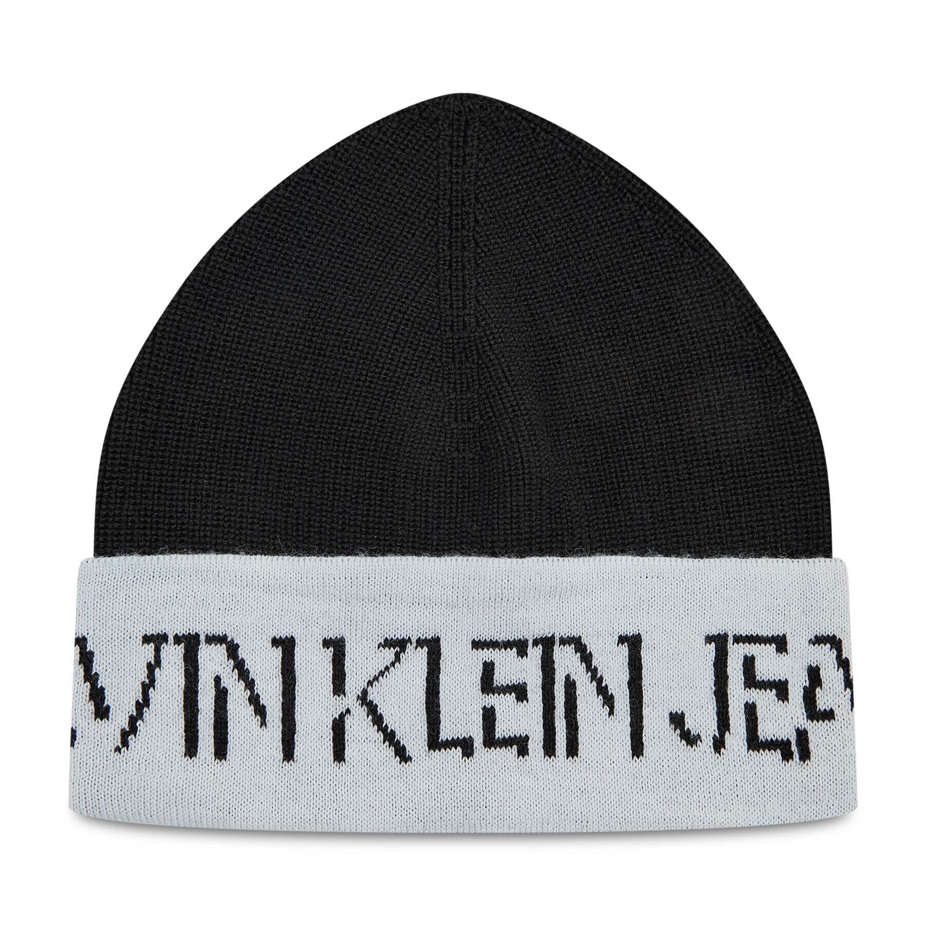 Calvin Klein Jeans Sapka Shadow Logo Knit Beanie K60K608676 Fekete - Pepit.hu