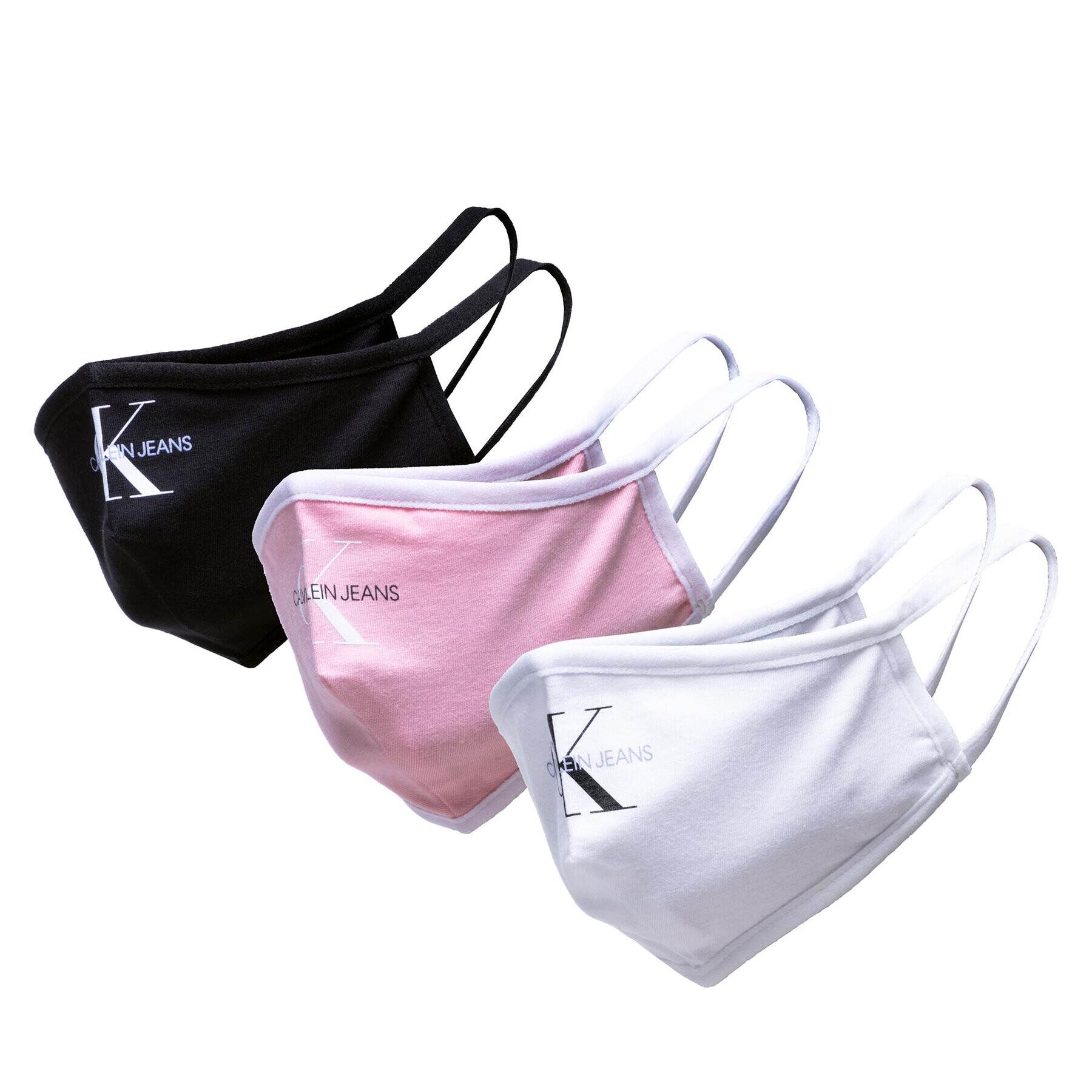 Calvin Klein Jeans Set od 3 tekstilne maske Face Cover 3-Pack K60K608838 Fehér - Pepit.hu