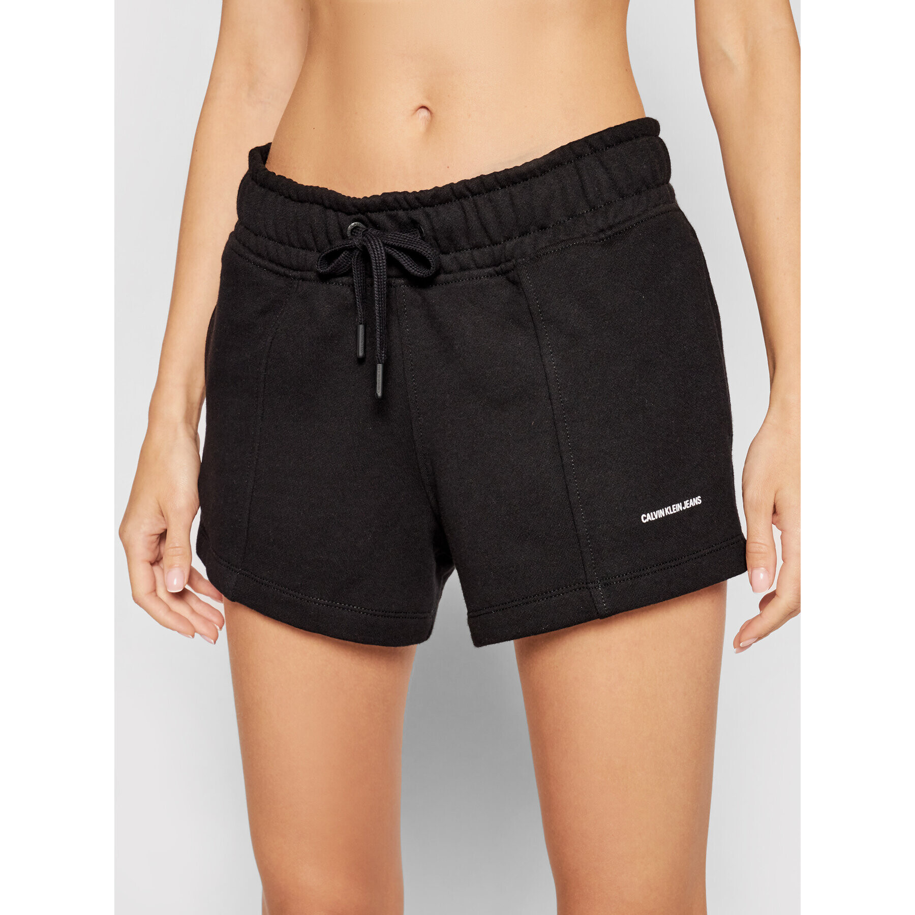 Calvin Klein Jeans Sport rövidnadrág J20J216228 Fekete Regular Fit - Pepit.hu