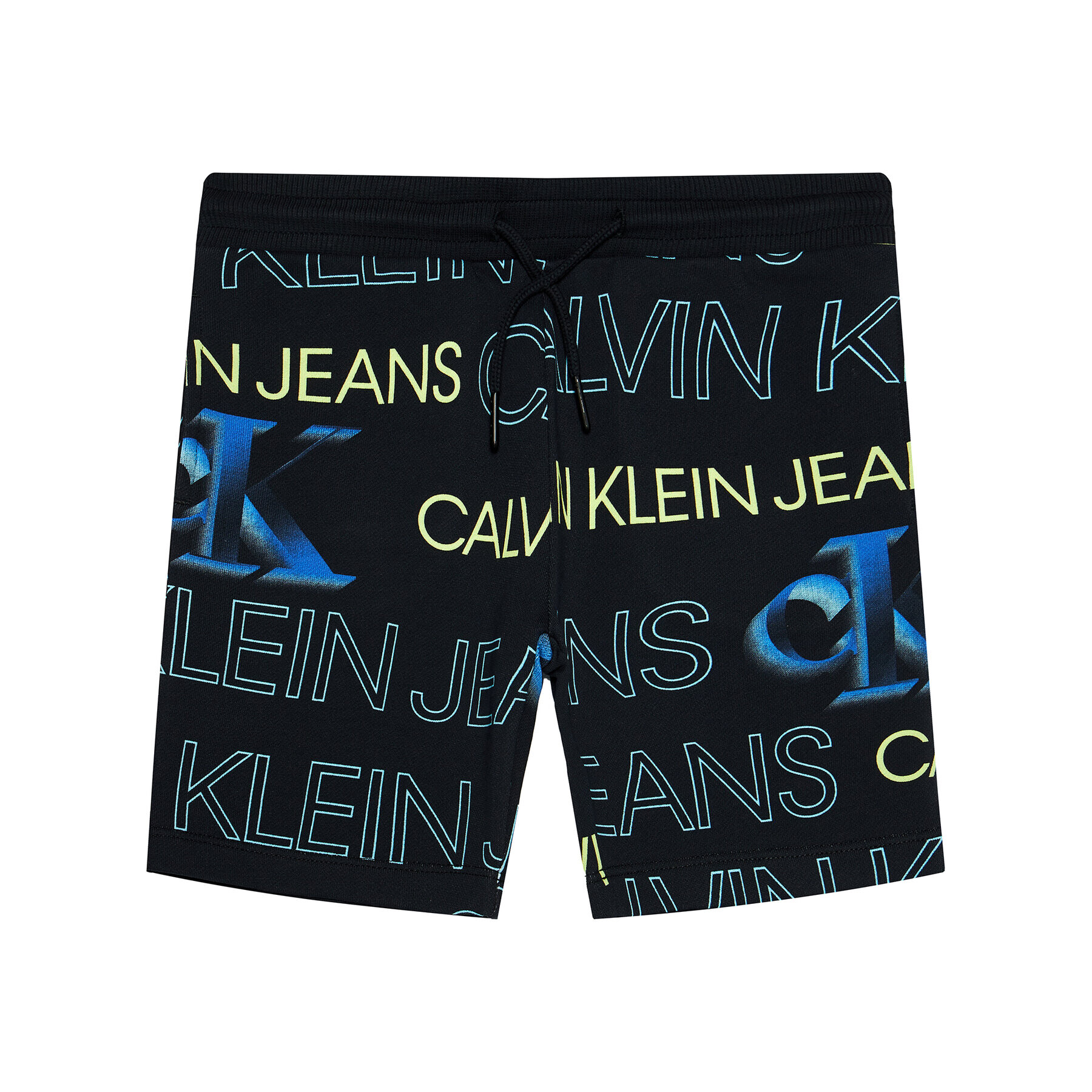 Calvin Klein Jeans Sport rövidnadrág Pixelated Aop IB0IB00795 Fekete Regular Fit - Pepit.hu