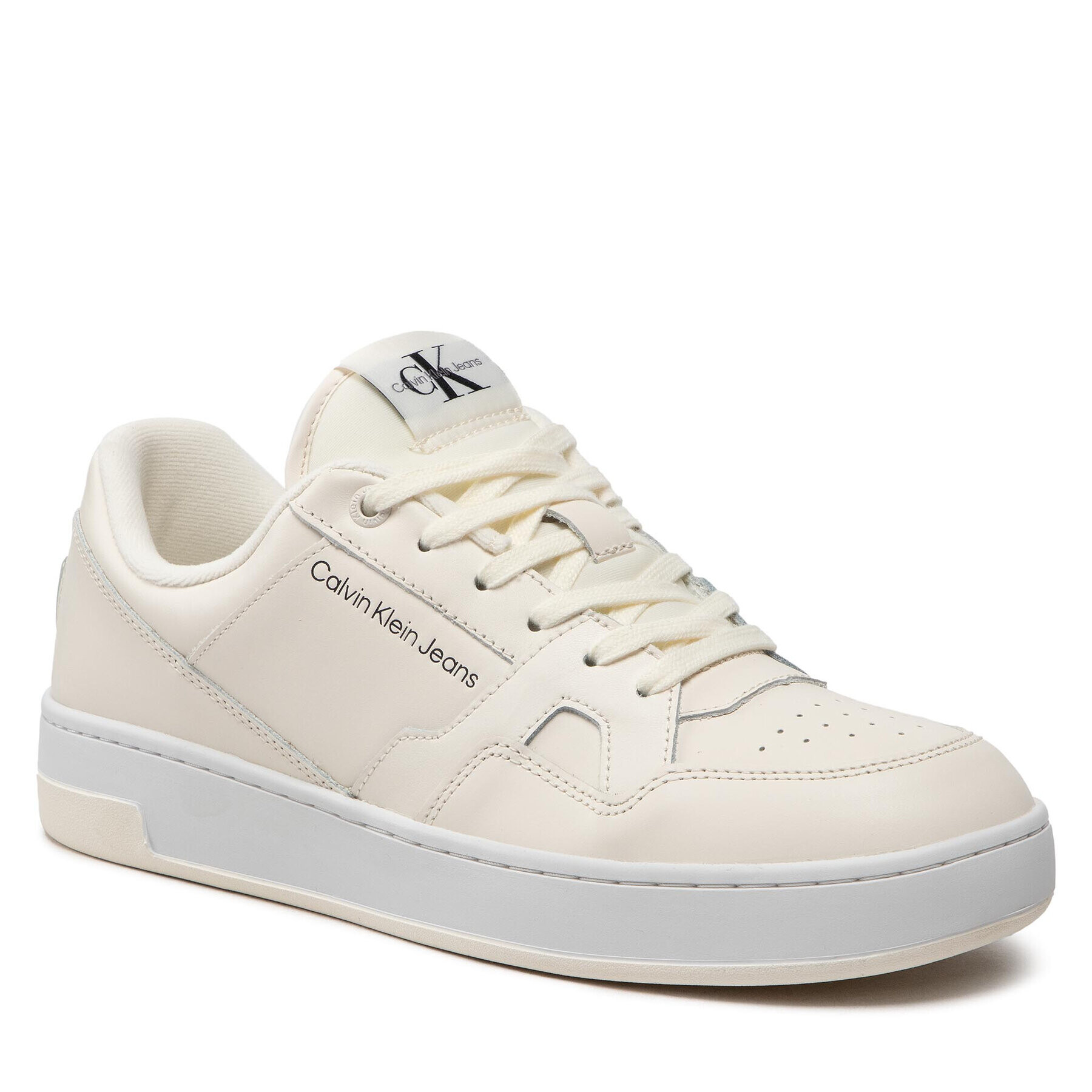 Calvin Klein Jeans Sportcipő Basket Cupsole Lacup Low YM0YM00497 Bézs - Pepit.hu