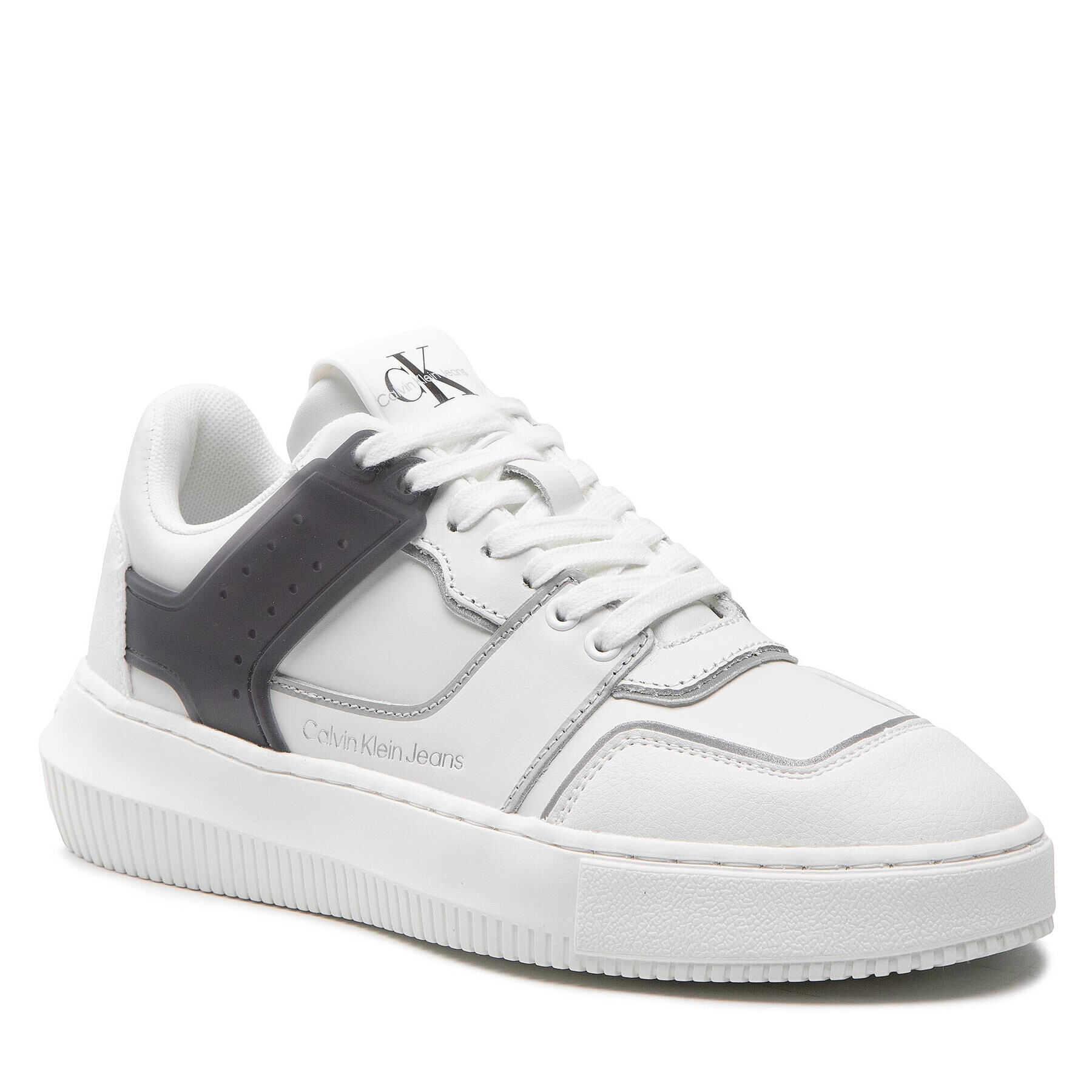 Calvin Klein Jeans Sportcipő Chunky Cupsole Laceup Low Tpu M YW0YW00812 Fehér - Pepit.hu