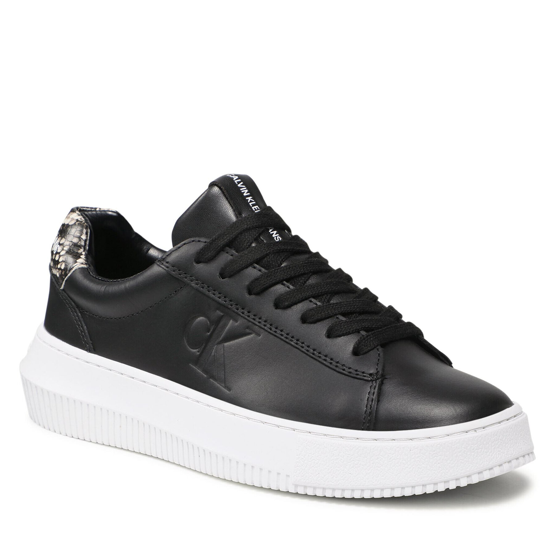 Calvin Klein Jeans Sportcipő Chunky Cupsole Laceup Sneaker P YW0YW00456 Fekete - Pepit.hu