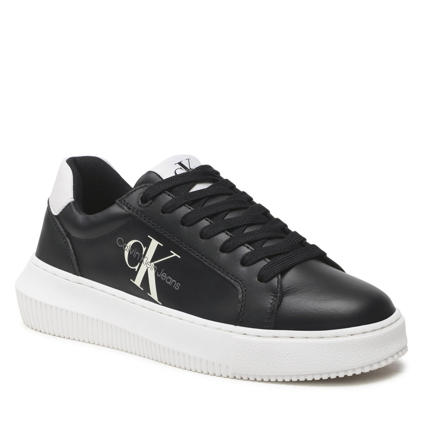 Calvin Klein Jeans Sportcipő Chunky Cupsole Monologo W YW0YW00823 Fekete - Pepit.hu