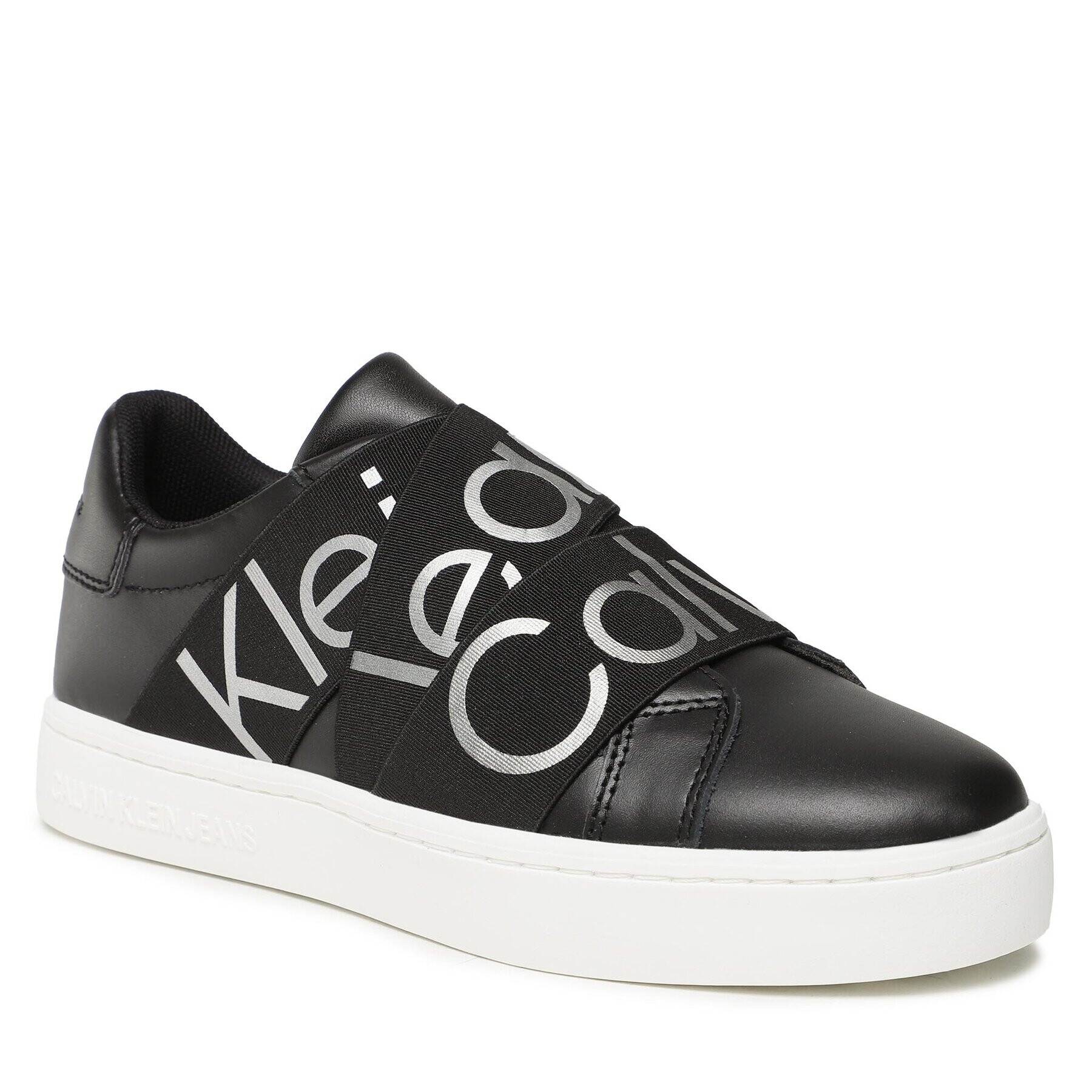 Calvin Klein Jeans Sportcipő Classic Cupsole Elastic Wn YW0YW00911 Fekete - Pepit.hu