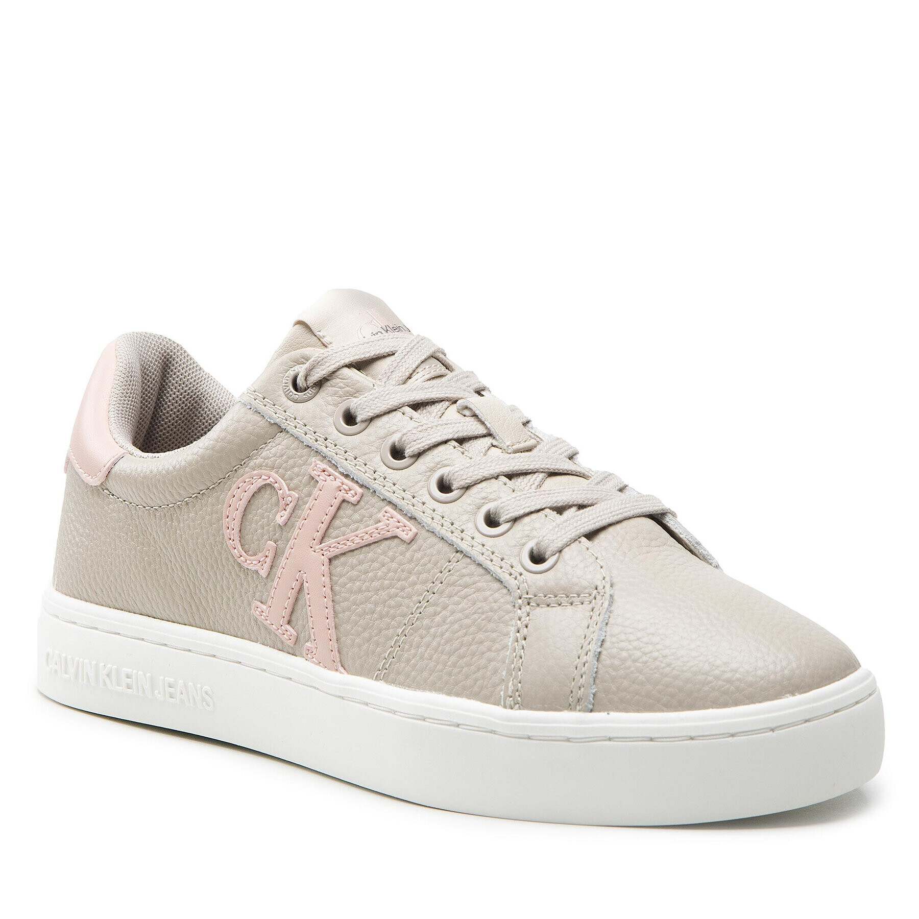 Calvin Klein Jeans Sportcipő Classic Cupsole Laceup Low YW0YW00775 Bézs - Pepit.hu