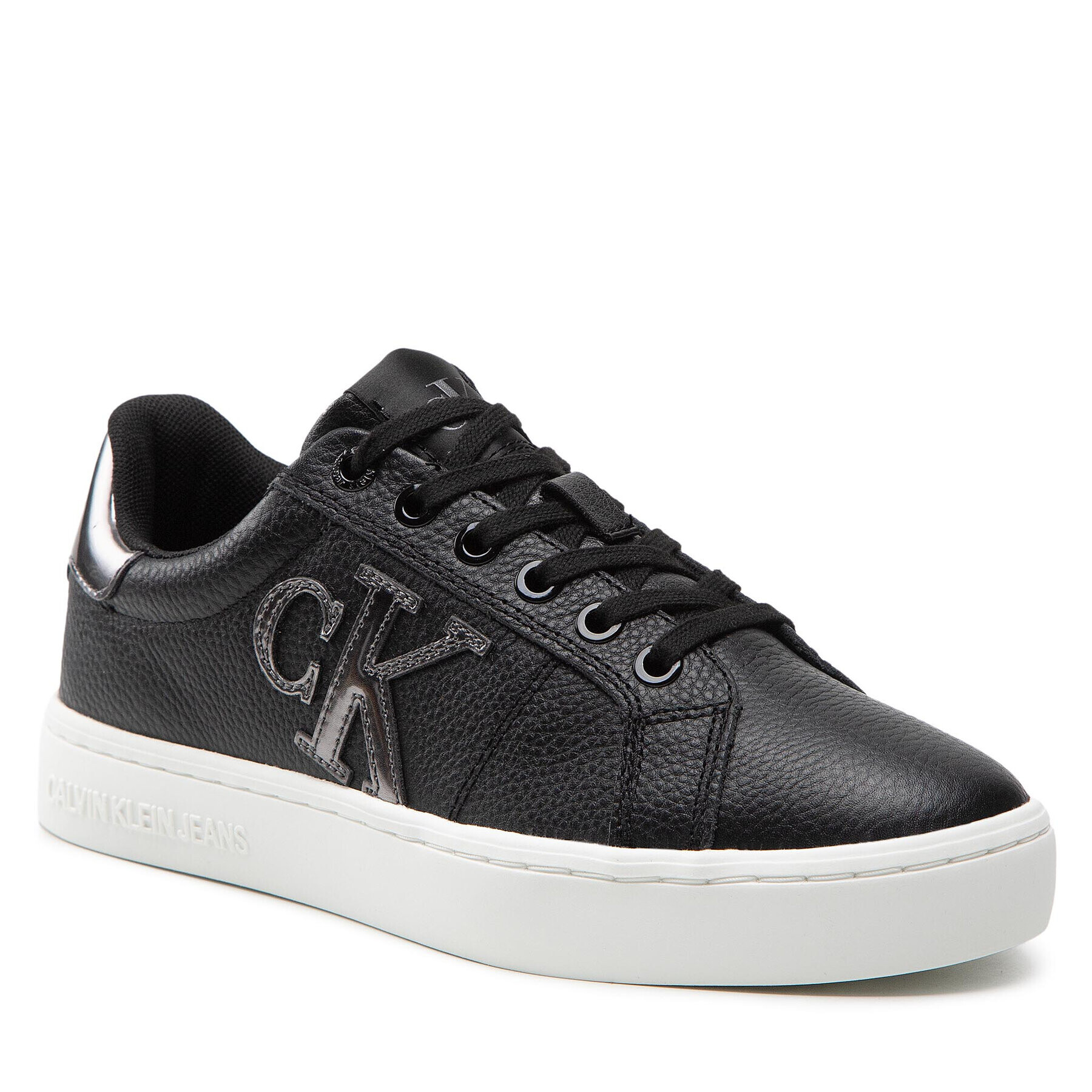 Calvin Klein Jeans Sportcipő Classic Cupsole Laceup Low YW0YW00775 Fekete - Pepit.hu