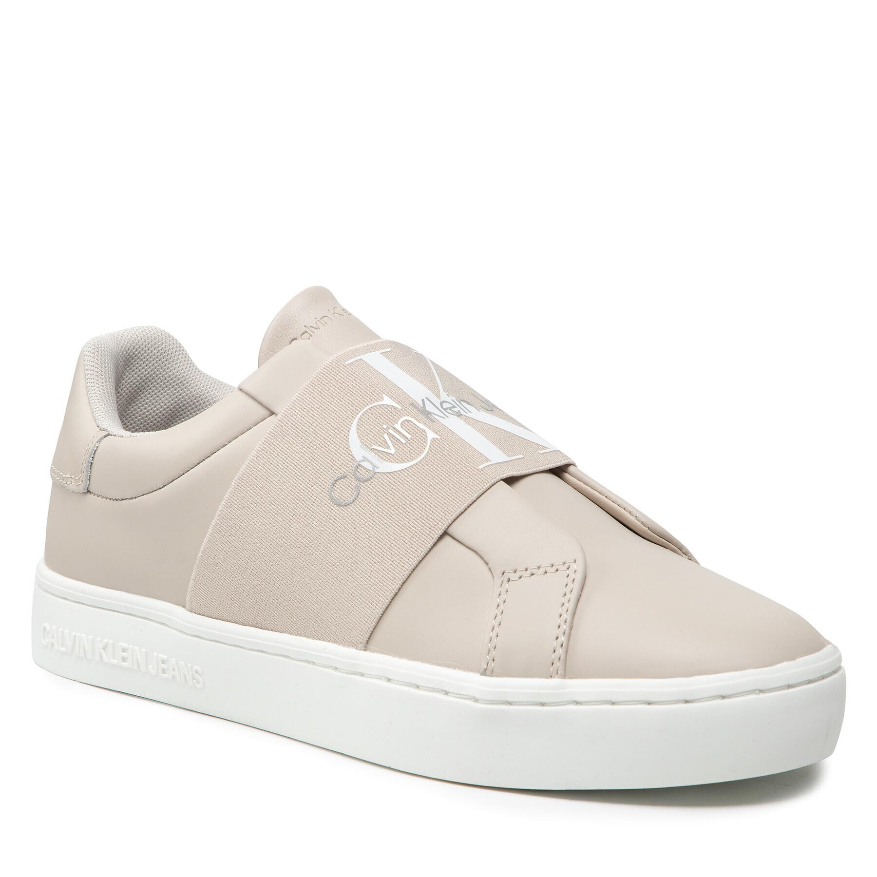 Calvin Klein Jeans Sportcipő Classic Cupsole Slipon 1 YW0YW00499 Bézs - Pepit.hu