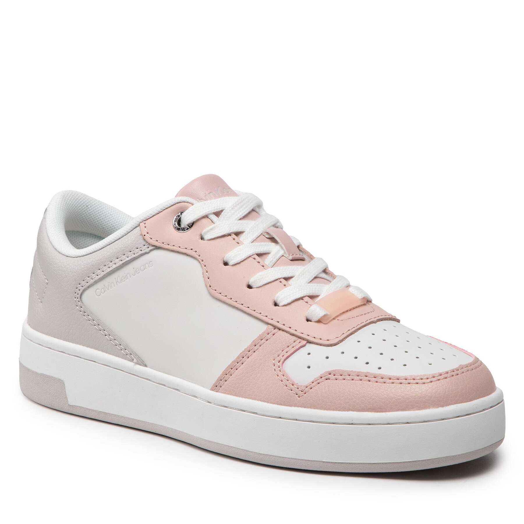 Calvin Klein Jeans Sportcipő Cupsole Laceup Basket Wn YW0YW00715 Fehér - Pepit.hu