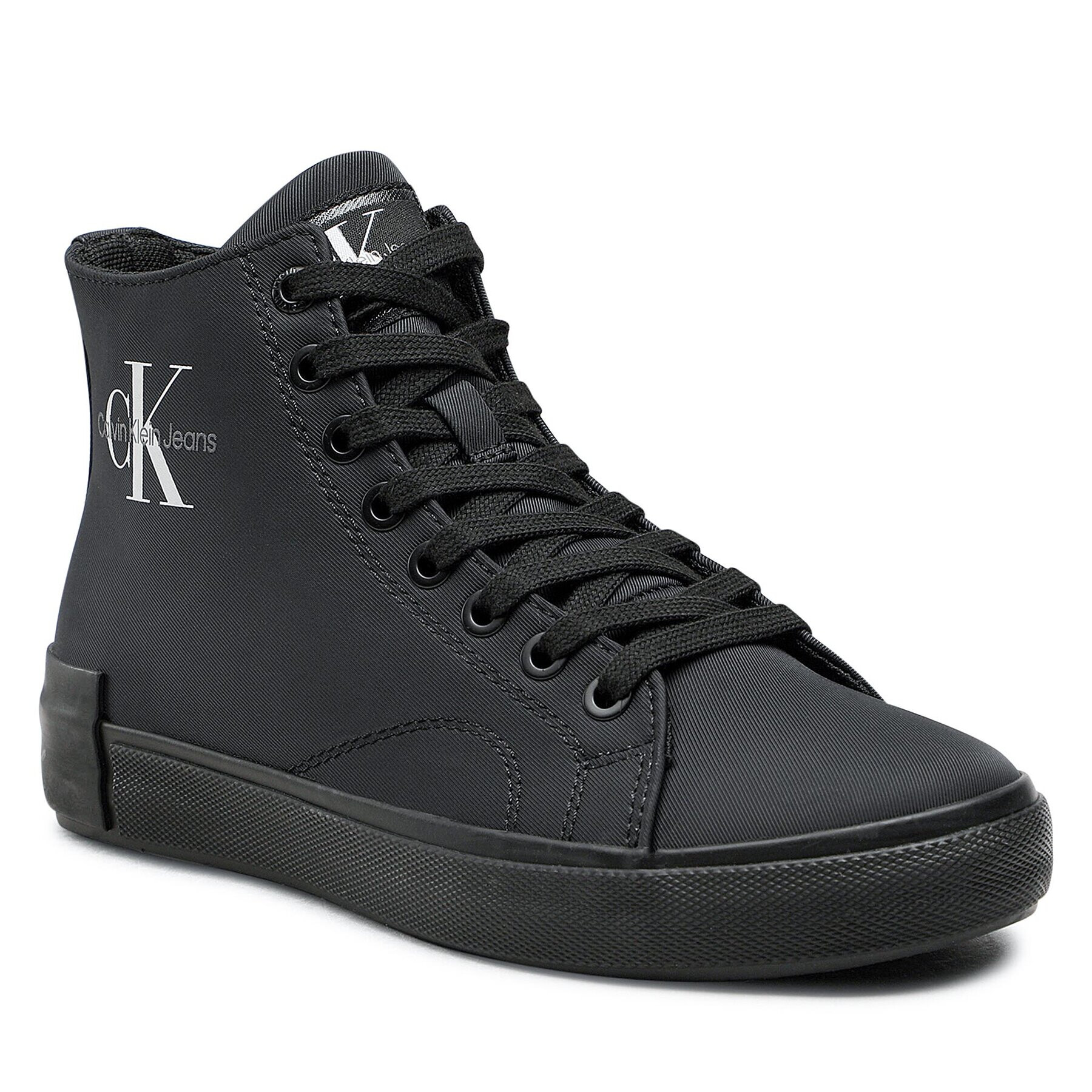 Calvin Klein Jeans Sportcipő Ess Vulcanized Laceup Mid Ny YW0YW00757 Fekete - Pepit.hu