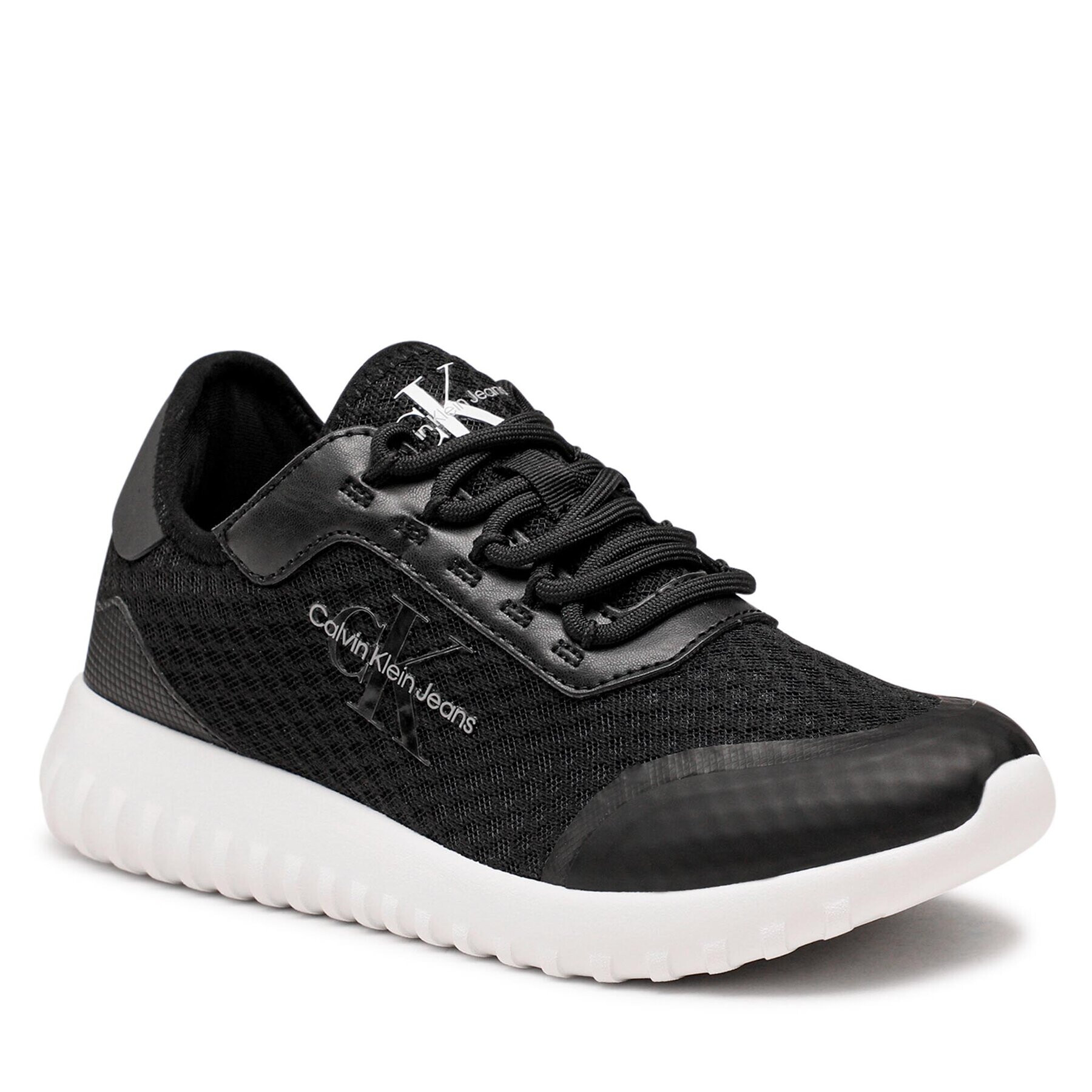 Calvin Klein Jeans Sportcipő Eva Runner Monologo W YW0YW00885 Fekete - Pepit.hu