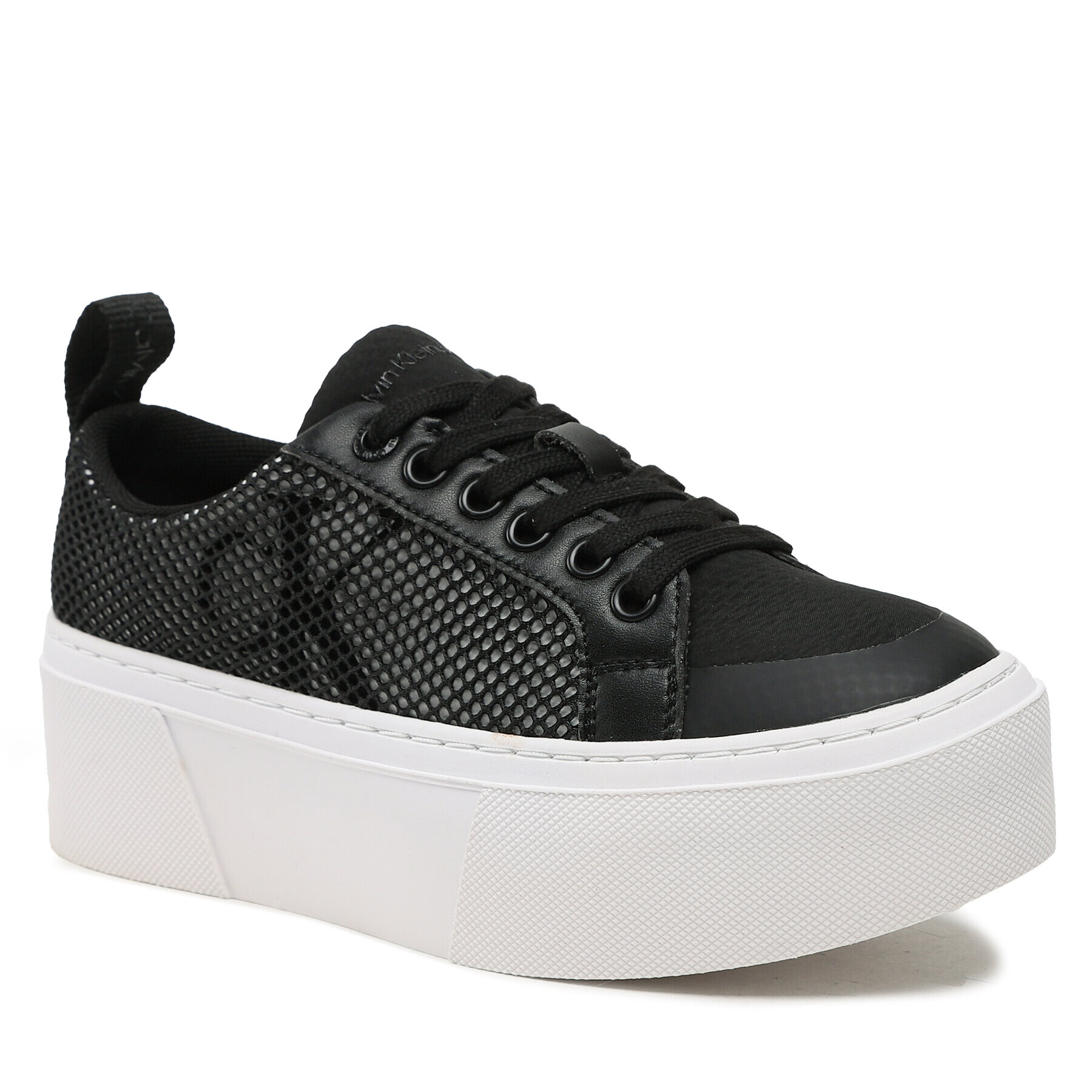 Calvin Klein Jeans Sportcipő Flatform + Cupsole Mesh YW0YW00915 Fekete - Pepit.hu