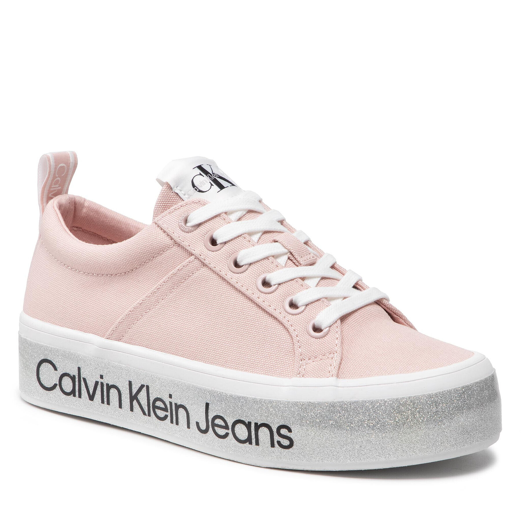 Calvin Klein Jeans Sportcipő Flatform Vulcanized 3 YW0YW00491 Rózsaszín - Pepit.hu