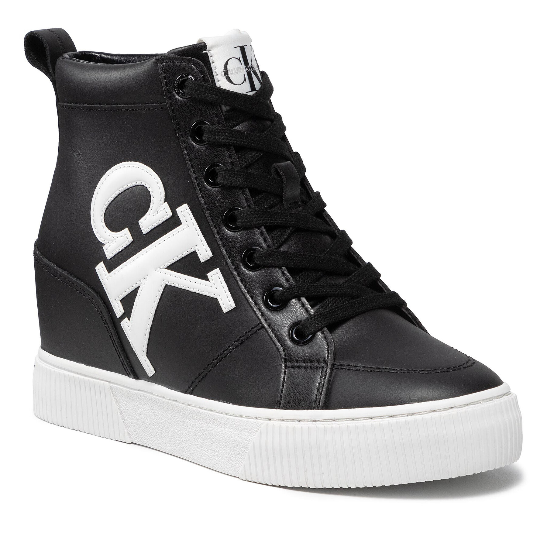 Calvin Klein Jeans Sportcipő Hidden Wedge Sneaker YW0YW00438 Fekete - Pepit.hu