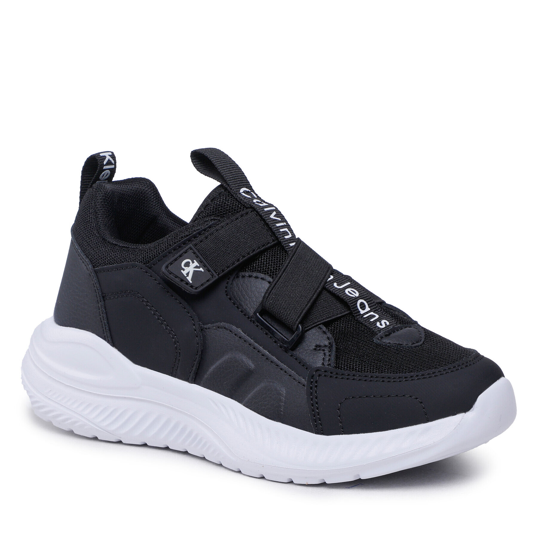 Calvin Klein Jeans Sportcipő Low Cut Easy-On Sneaker V3X9-80598-1594 S Fekete - Pepit.hu