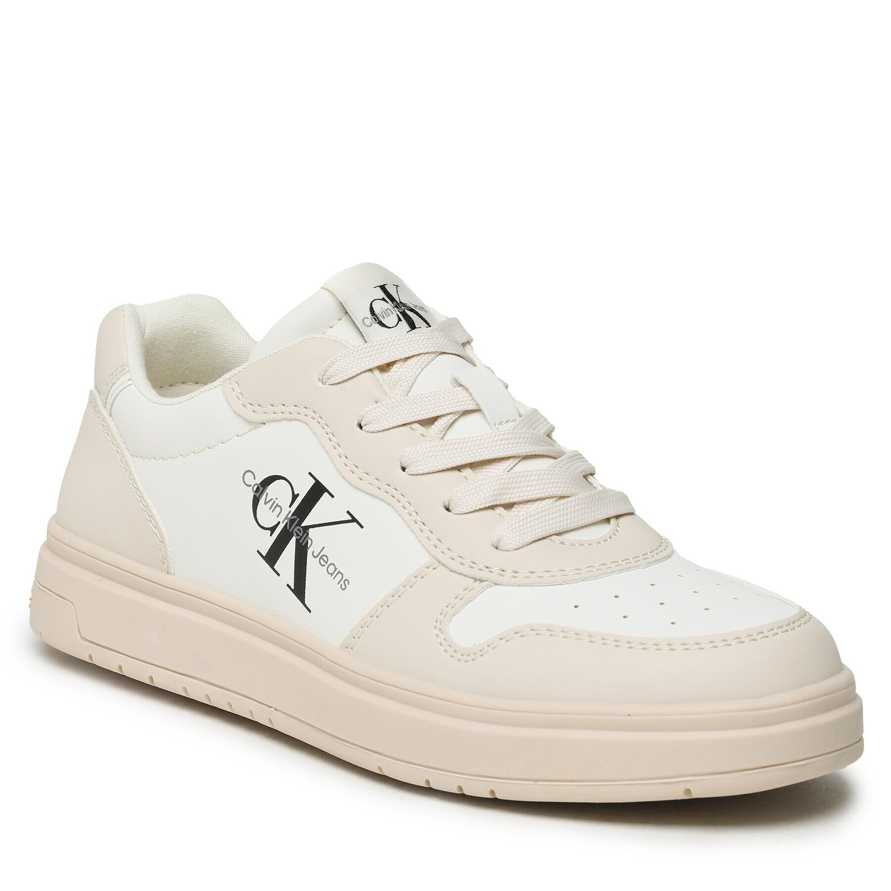 Calvin Klein Jeans Sportcipő Low Cut Lace-Up Sneaker V3X9-80552-1355 S Ekru - Pepit.hu