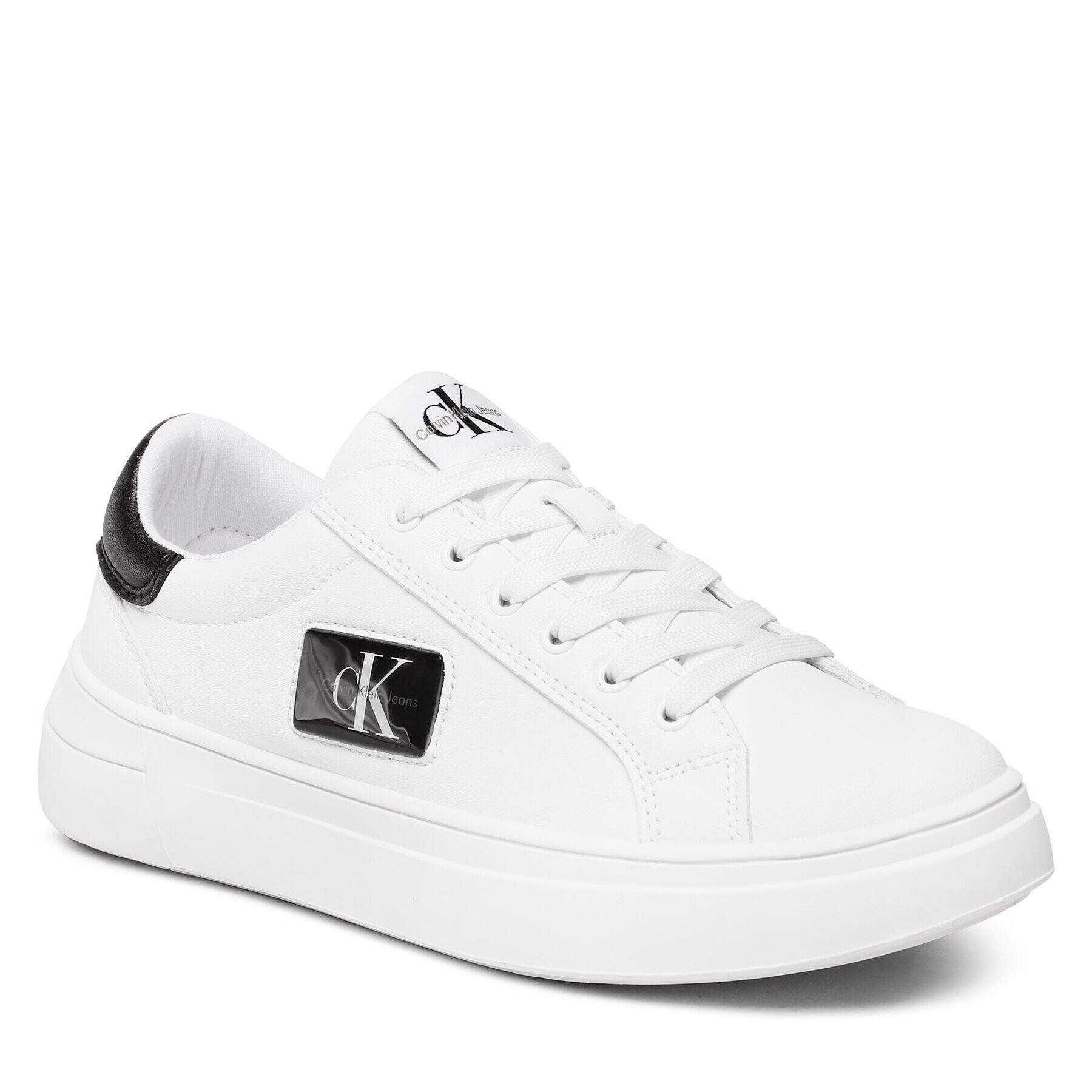 Calvin Klein Jeans Sportcipő Low Cut Lace-Up Sneaker V3X9-80562-1355 S Fehér - Pepit.hu