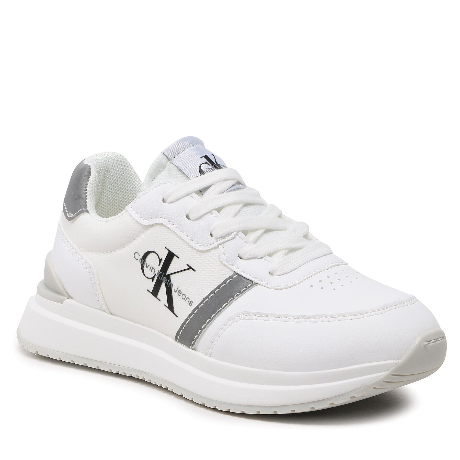 Calvin Klein Jeans Sportcipő Low Cut Lace-Up Sneaker V3X9-80580-1594 M Fehér - Pepit.hu