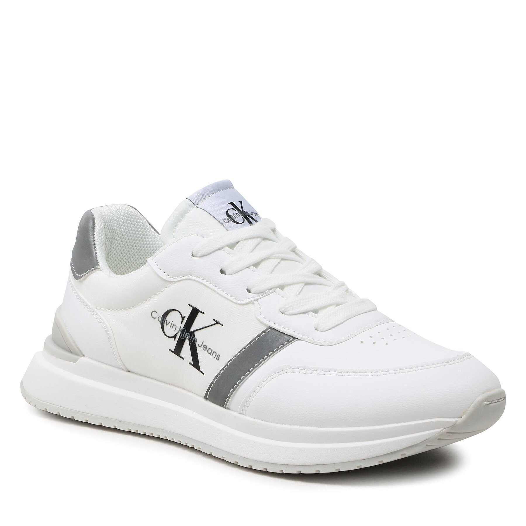 Calvin Klein Jeans Sportcipő Low Cut Lace-Up Sneaker V3X9-80580-1594 S Fehér - Pepit.hu