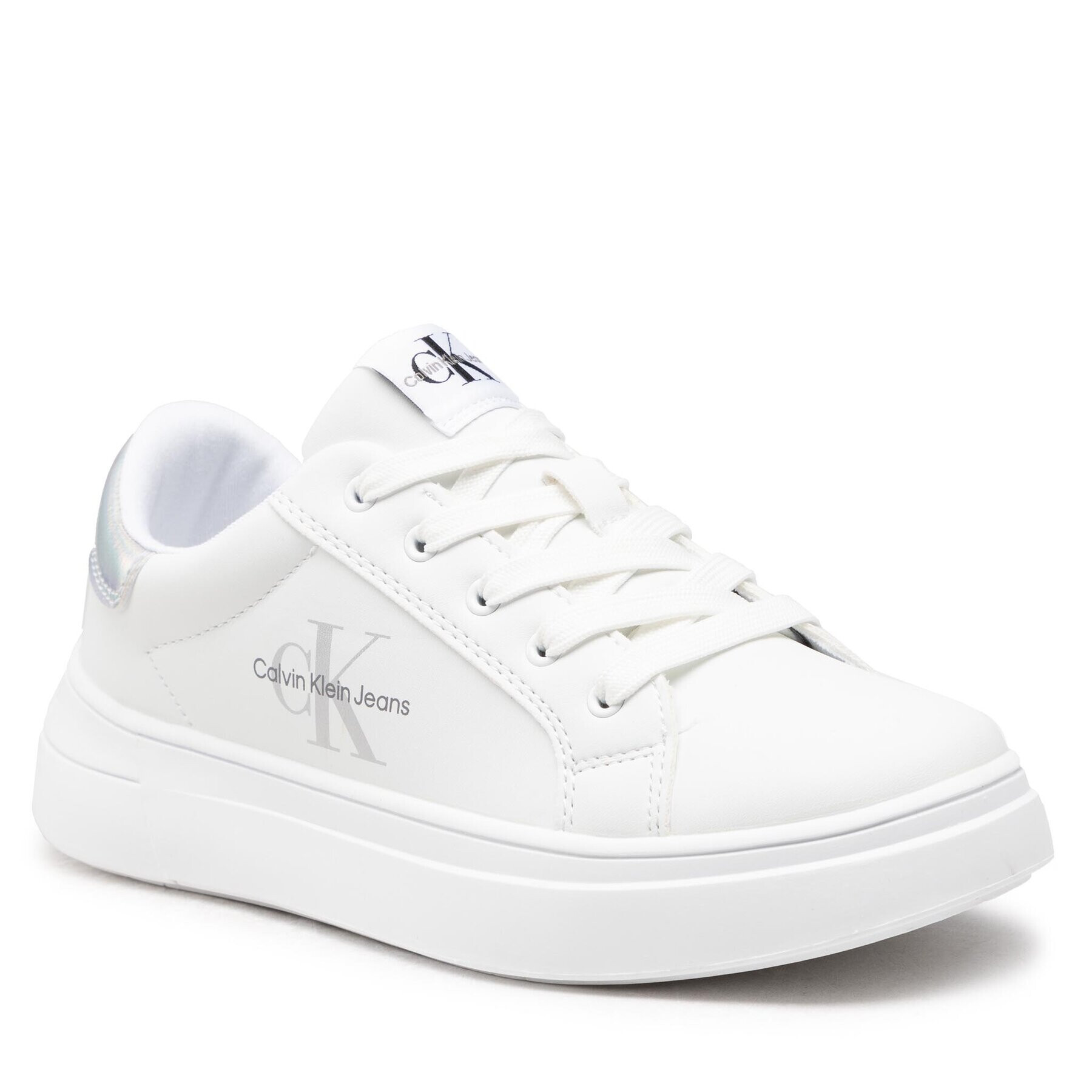 Calvin Klein Jeans Sportcipő Low Cut-Up Sneaker V3X9-80345-1355 S Fehér - Pepit.hu