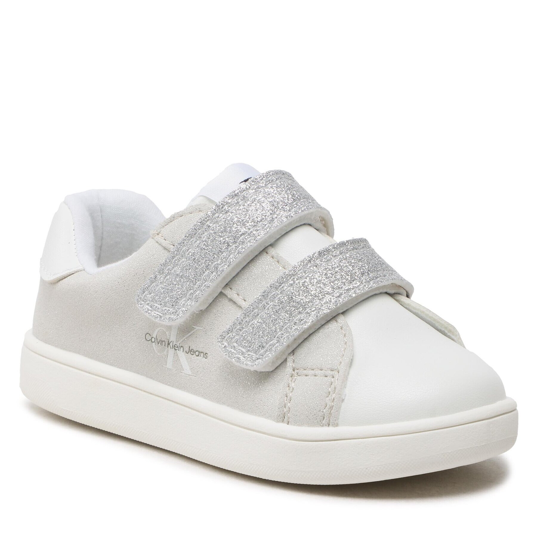 Calvin Klein Jeans Sportcipő Low Cut Velcro Sneaker V1A9-80468-1459 S Ezüst - Pepit.hu