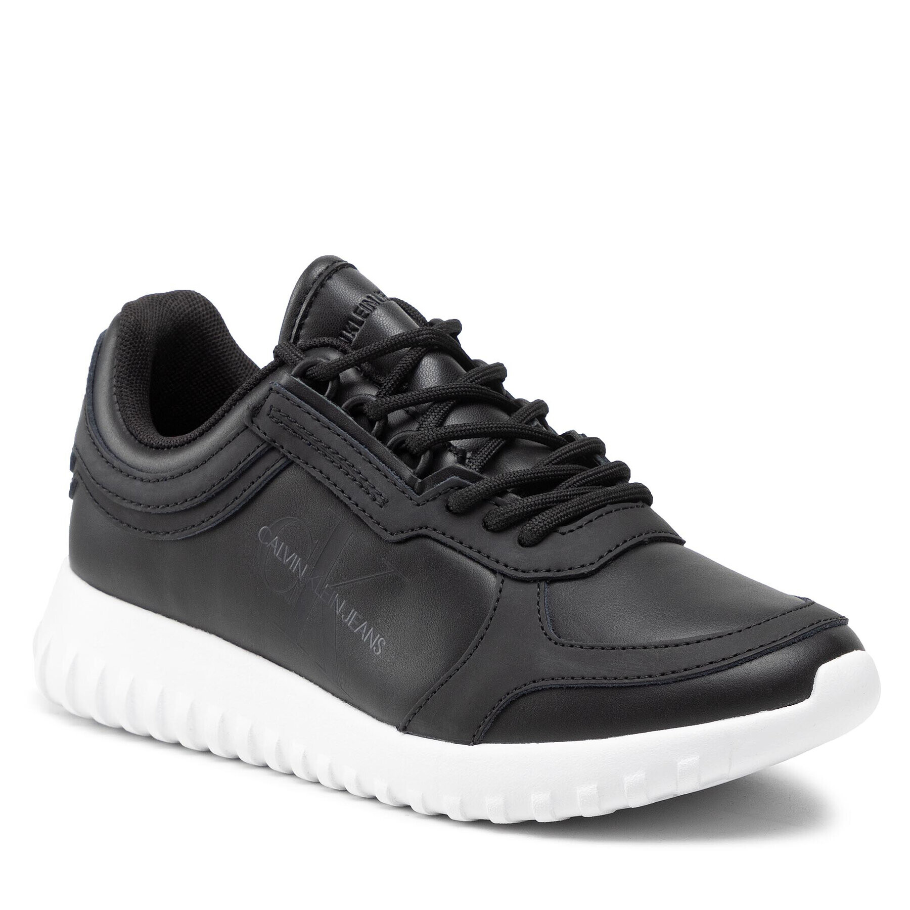 Calvin Klein Jeans Sportcipő Runner Laceup Sneaker Eva Lth YW0YW00375 Fekete - Pepit.hu