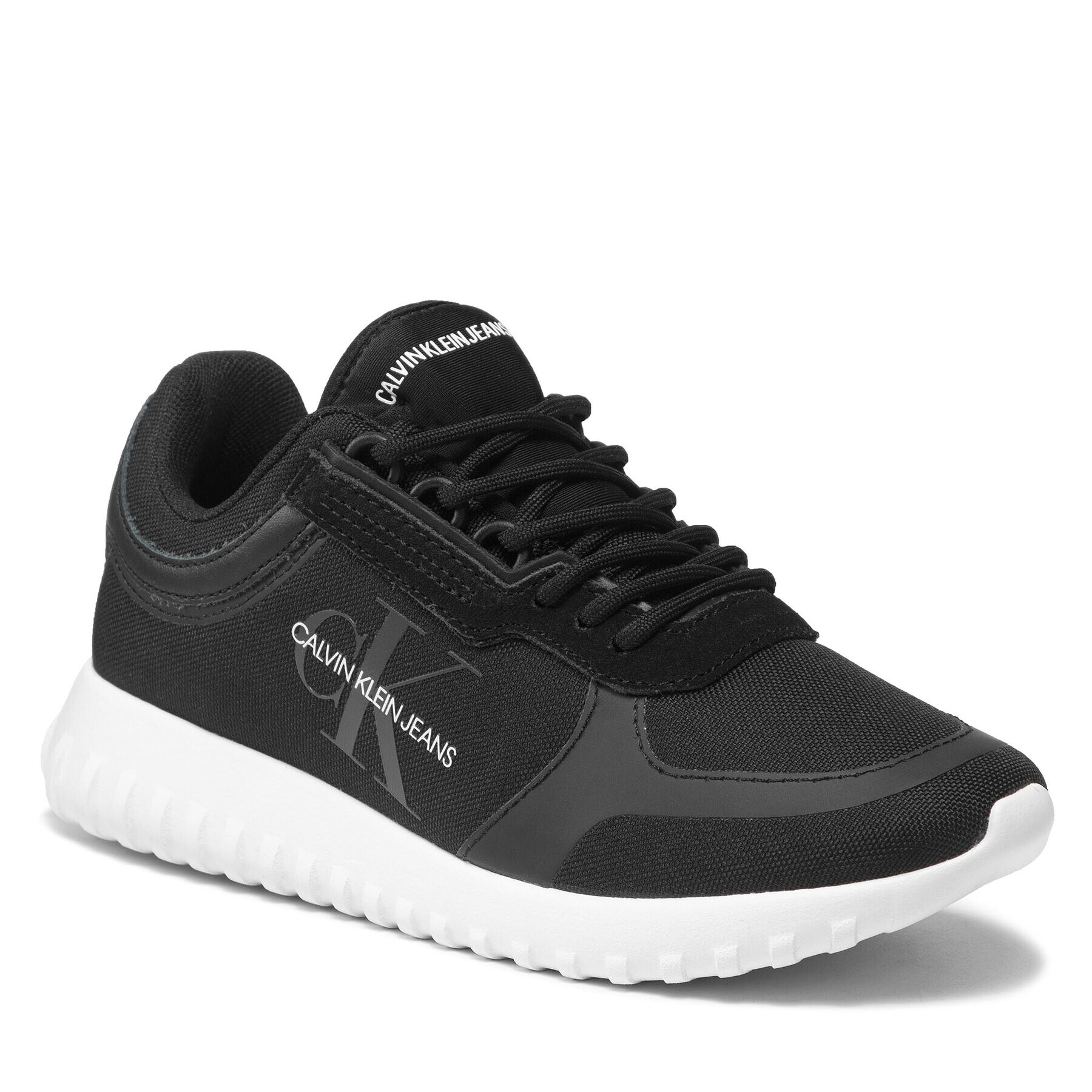 Calvin Klein Jeans Sportcipő Runner Laceup Sneaker Eva YW0YW00466 Fekete - Pepit.hu