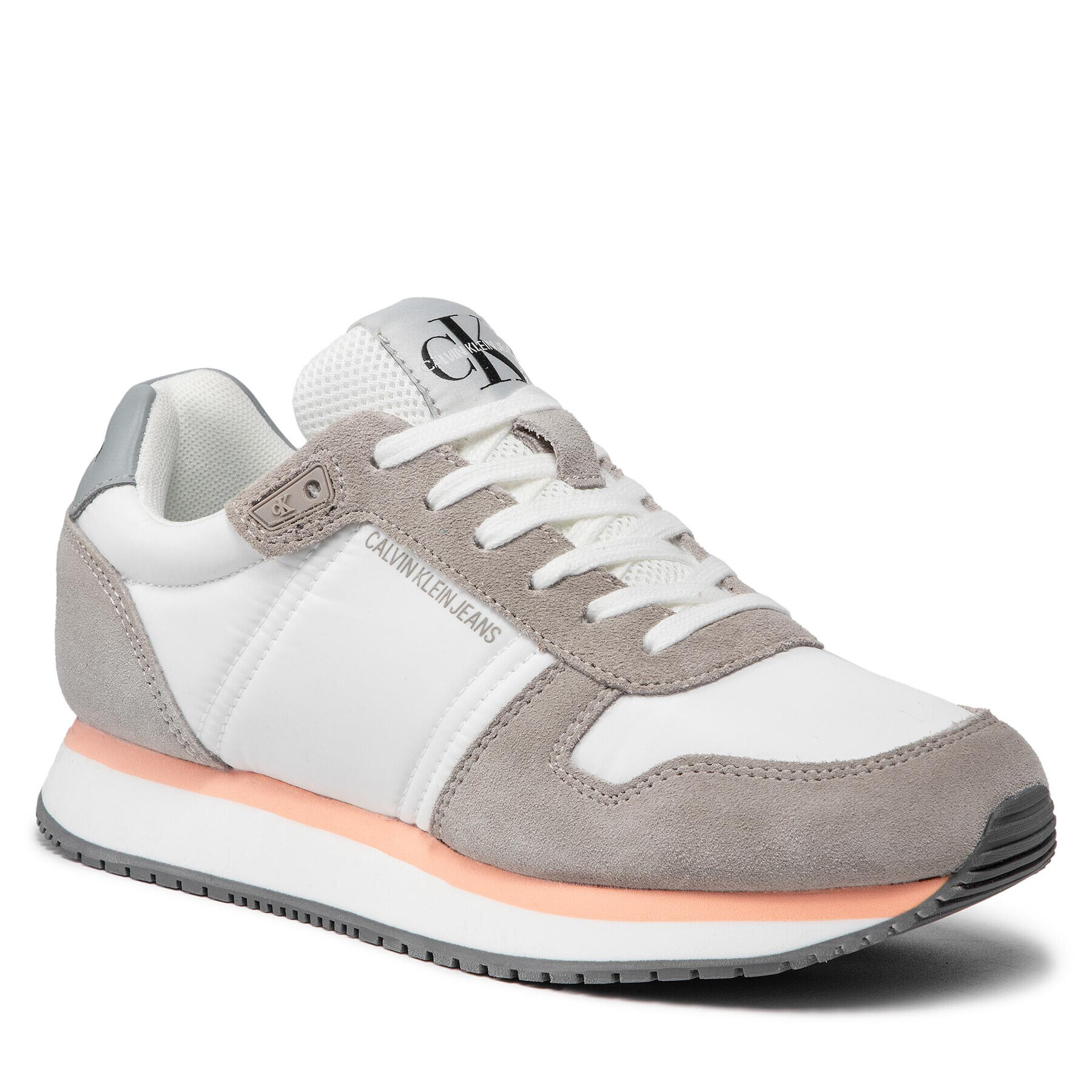 Calvin Klein Jeans Sportcipő Runner Laceup Sneaker Inst YW0YW00460 Fehér - Pepit.hu