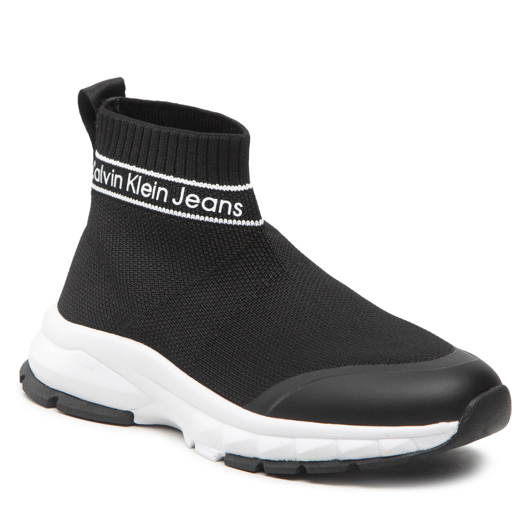 Calvin Klein Jeans Sportcipő Sock Sneaker V3X9-80394-0702 M Fekete - Pepit.hu