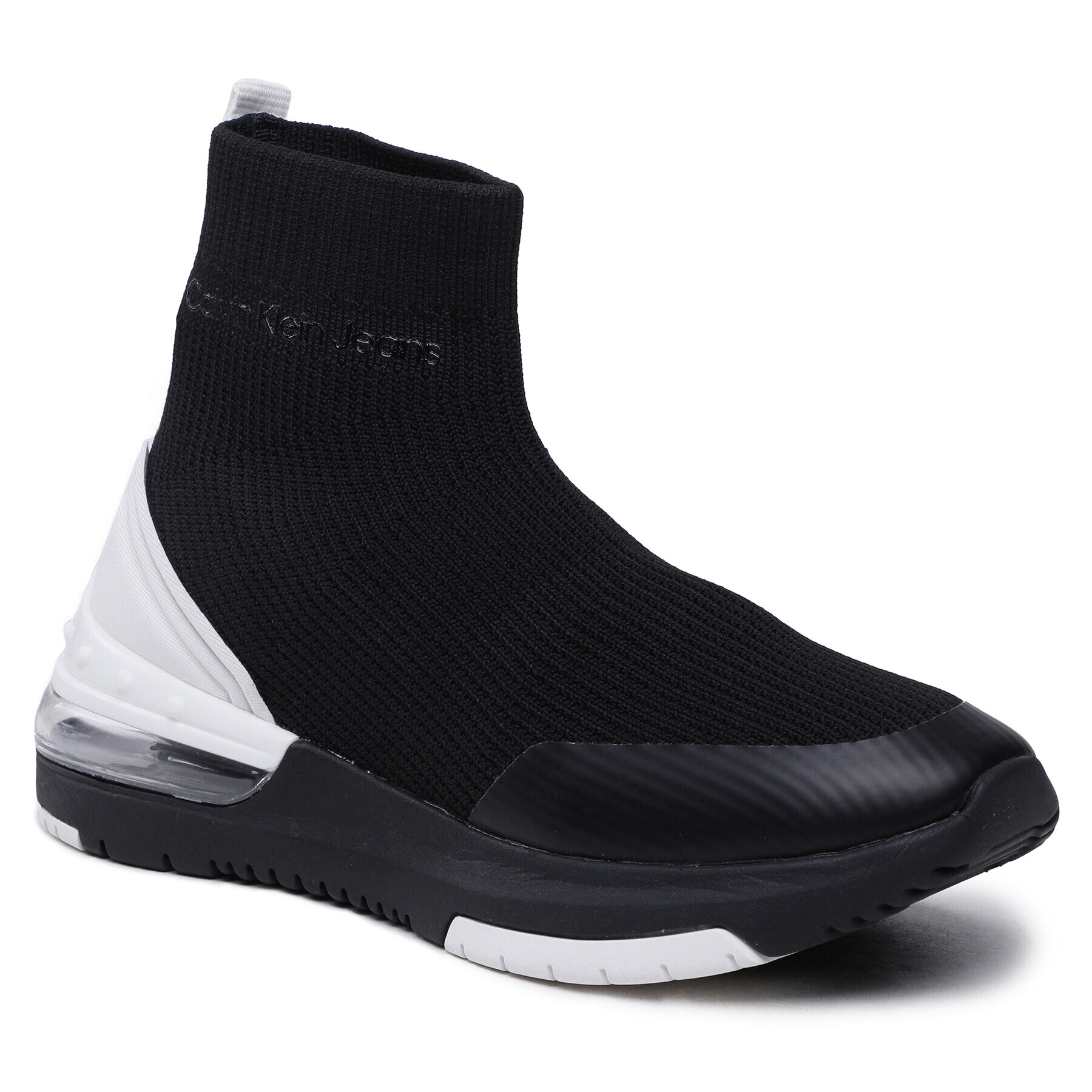 Calvin Klein Jeans Sportcipő Sporty Runner Comfair Neoprene YW0YW00940 Fekete - Pepit.hu