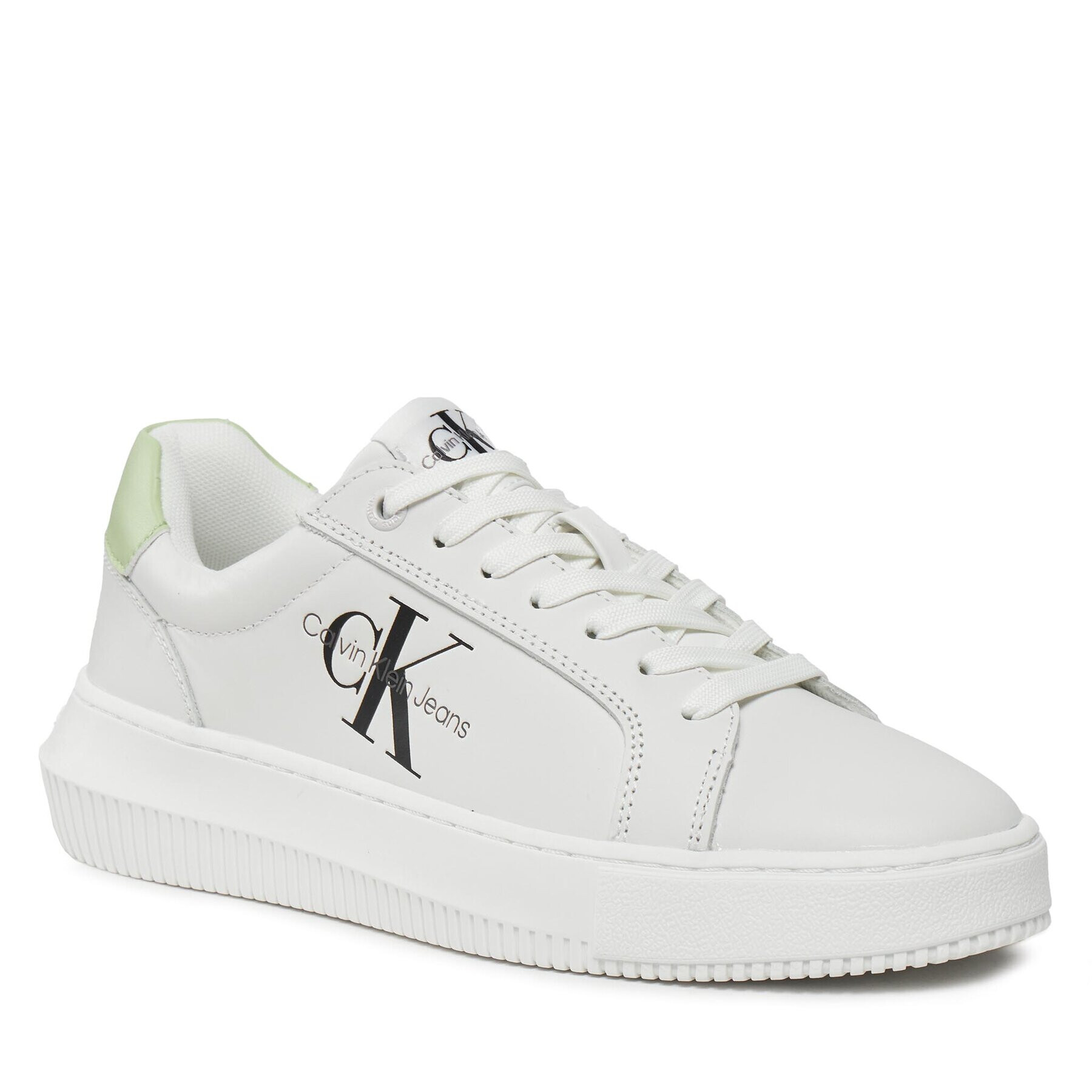 Calvin Klein Jeans Sportcipők Chunky Cupsole Laceup Mon Lth Wn YW0YW00823 Fekete - Pepit.hu