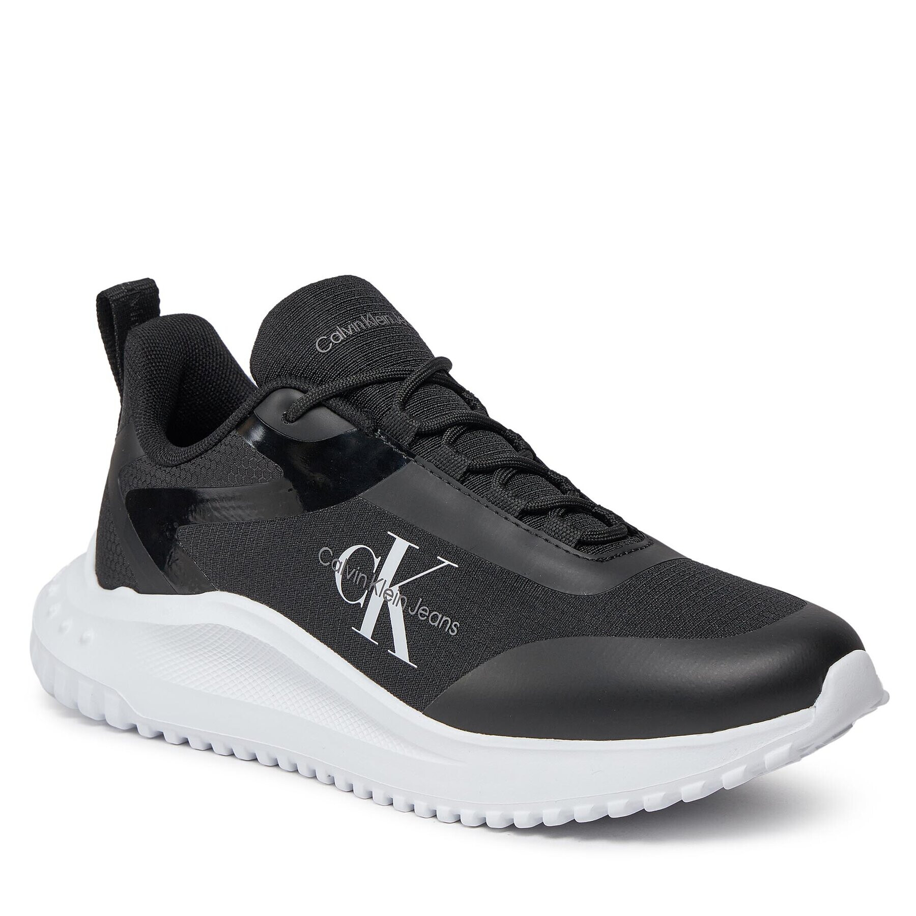 Calvin Klein Jeans Sportcipők Eva Runner Low Lace Mix Ml Wn YW0YW01442 Fekete - Pepit.hu