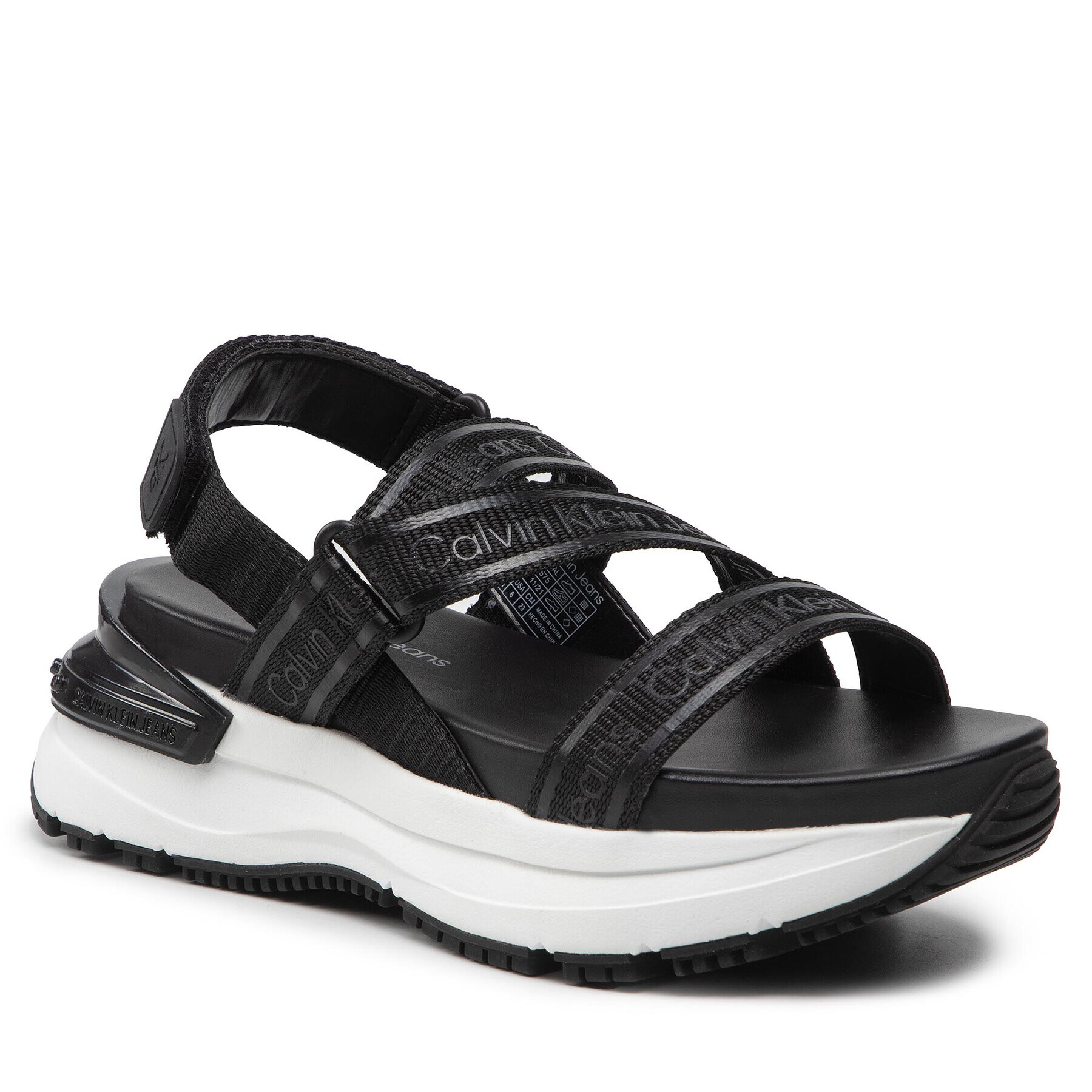 Calvin Klein Jeans Szandál Hybrid Sandal YW0YW00575 Fekete - Pepit.hu