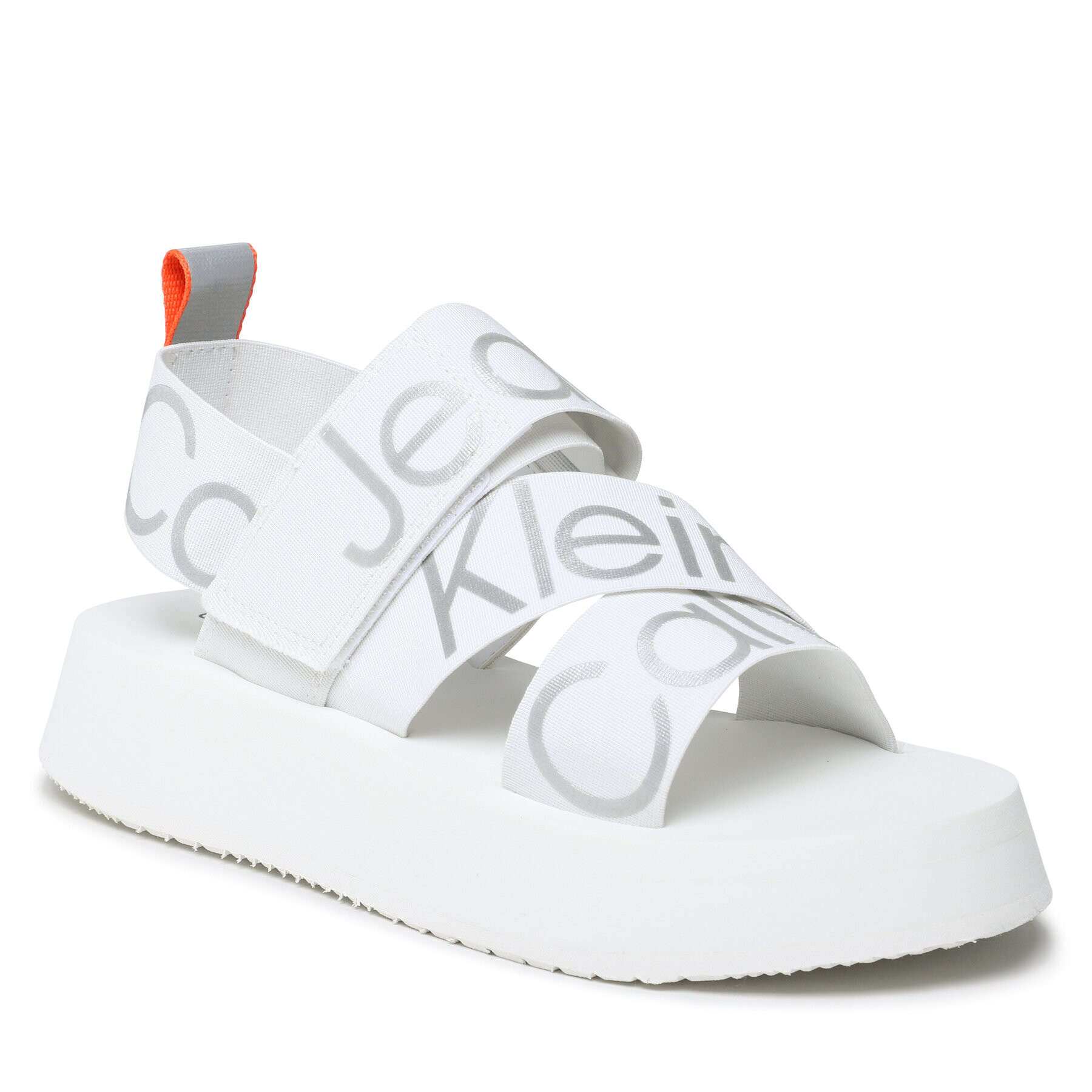 Calvin Klein Jeans Szandál Prefersato Sandal Webb YW0YW01071 Fehér - Pepit.hu