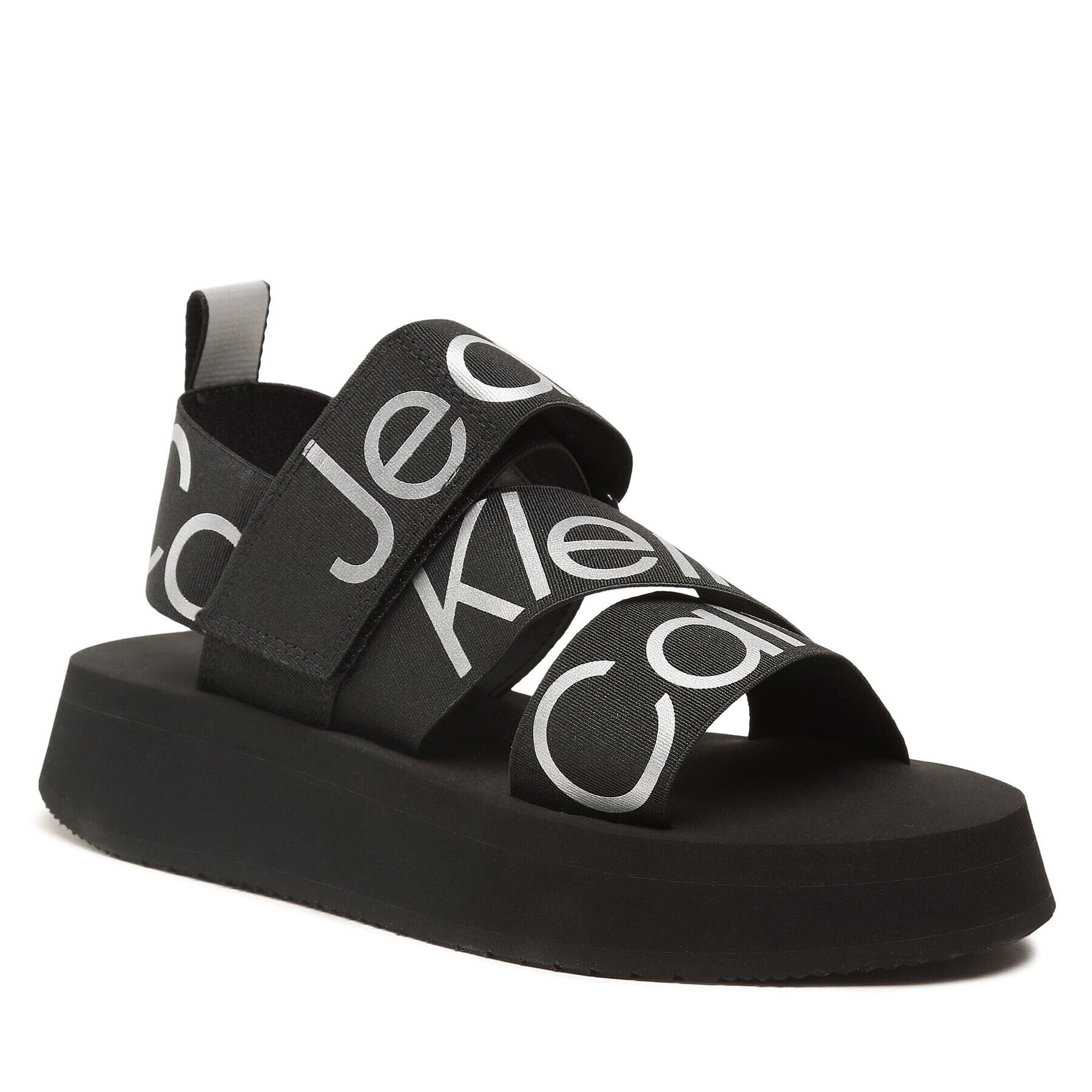 Calvin Klein Jeans Szandál Prefersato Sandal Webb YW0YW01071 Fekete - Pepit.hu