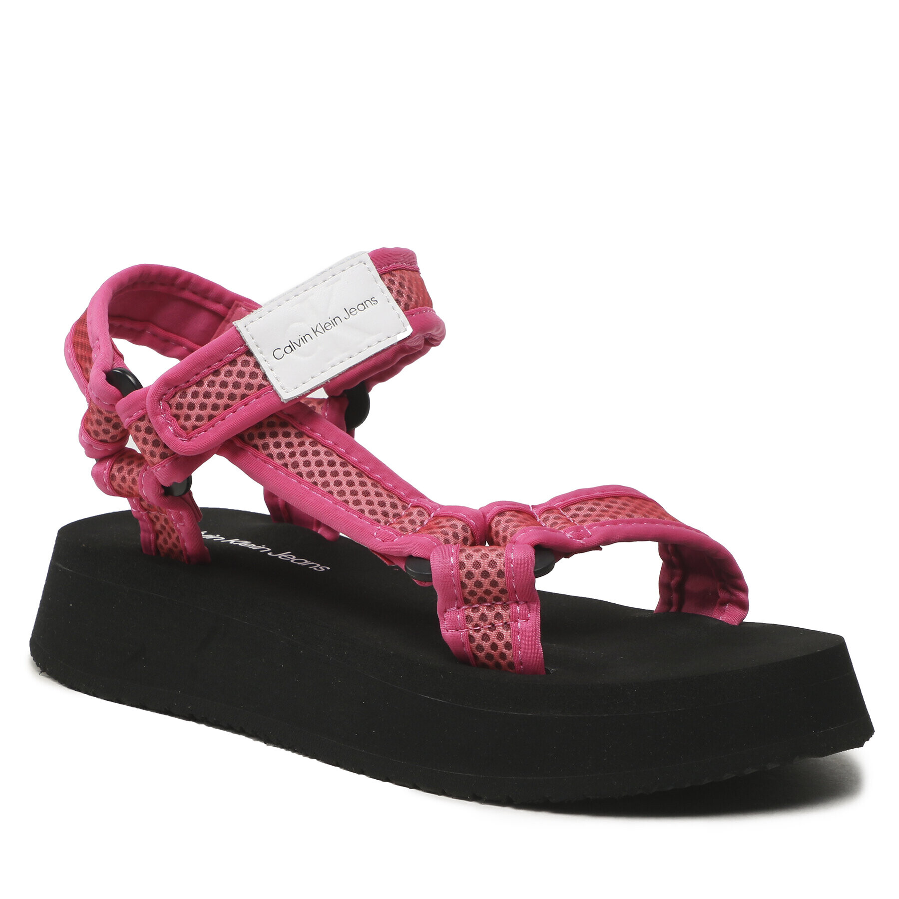 Calvin Klein Jeans Szandál Prefresato Sandal Webbing Mesh YW0YW00969 Rózsaszín - Pepit.hu