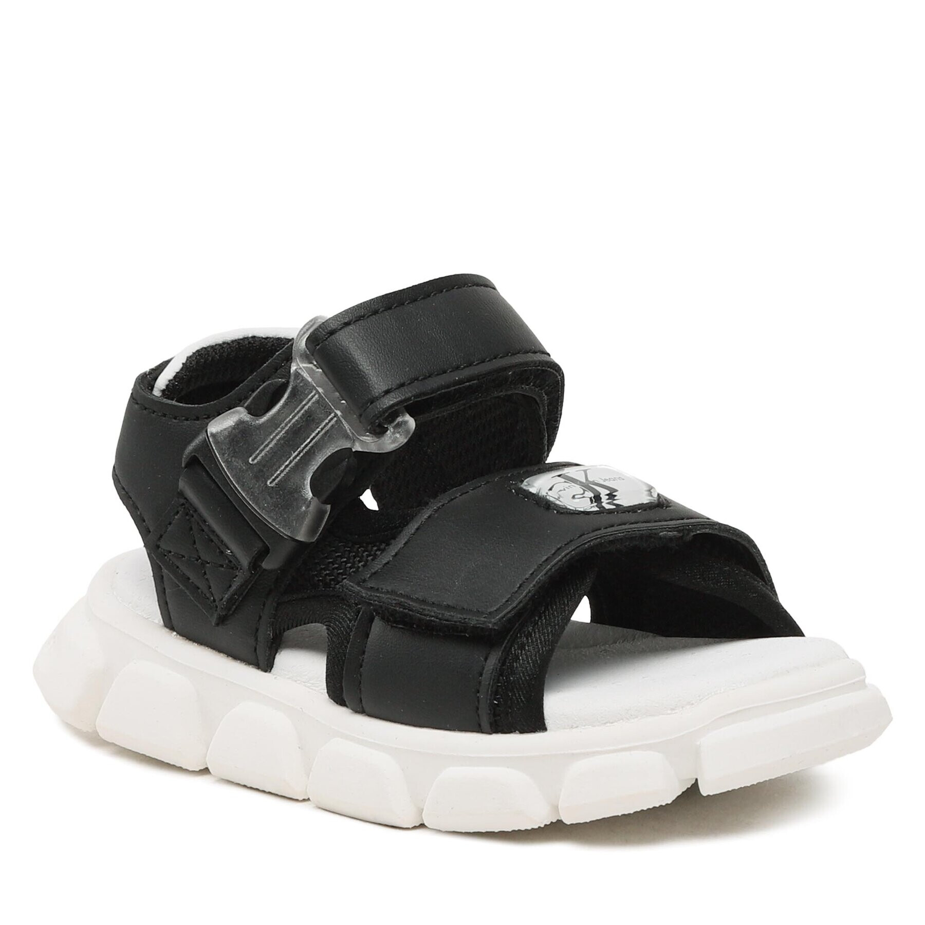 Calvin Klein Jeans Szandál Velcro Sandal V1B2-80609-0211 S Fekete - Pepit.hu