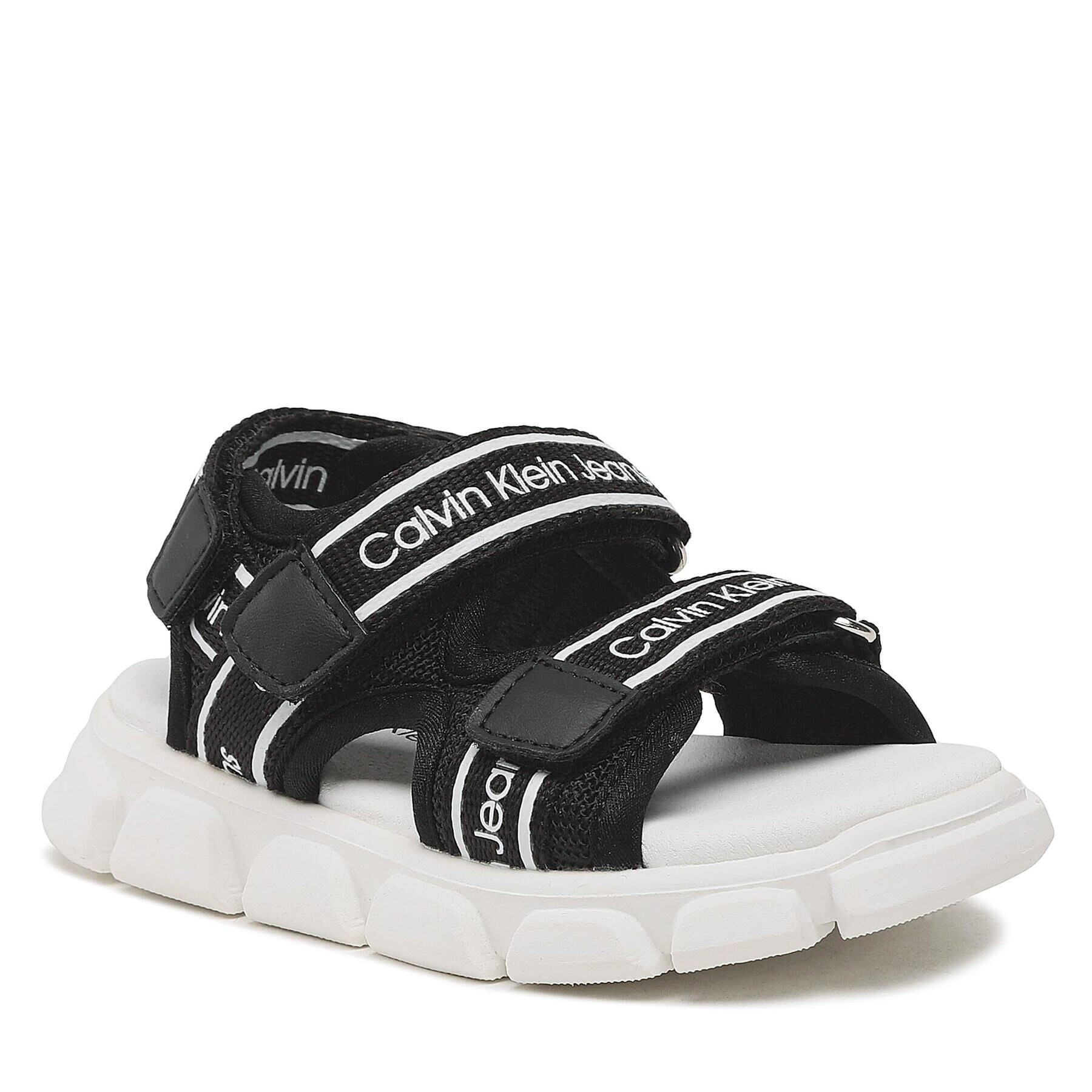 Calvin Klein Jeans Szandál Velcro Sandal V1B2-80610-0211 S Fekete - Pepit.hu